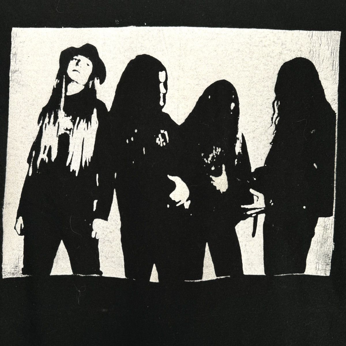 Band Tees Vintage 90s Ulver Band Black Metal Rare Hanes T Shirt Size US XL / EU 56 / 4 - 5 Thumbnail