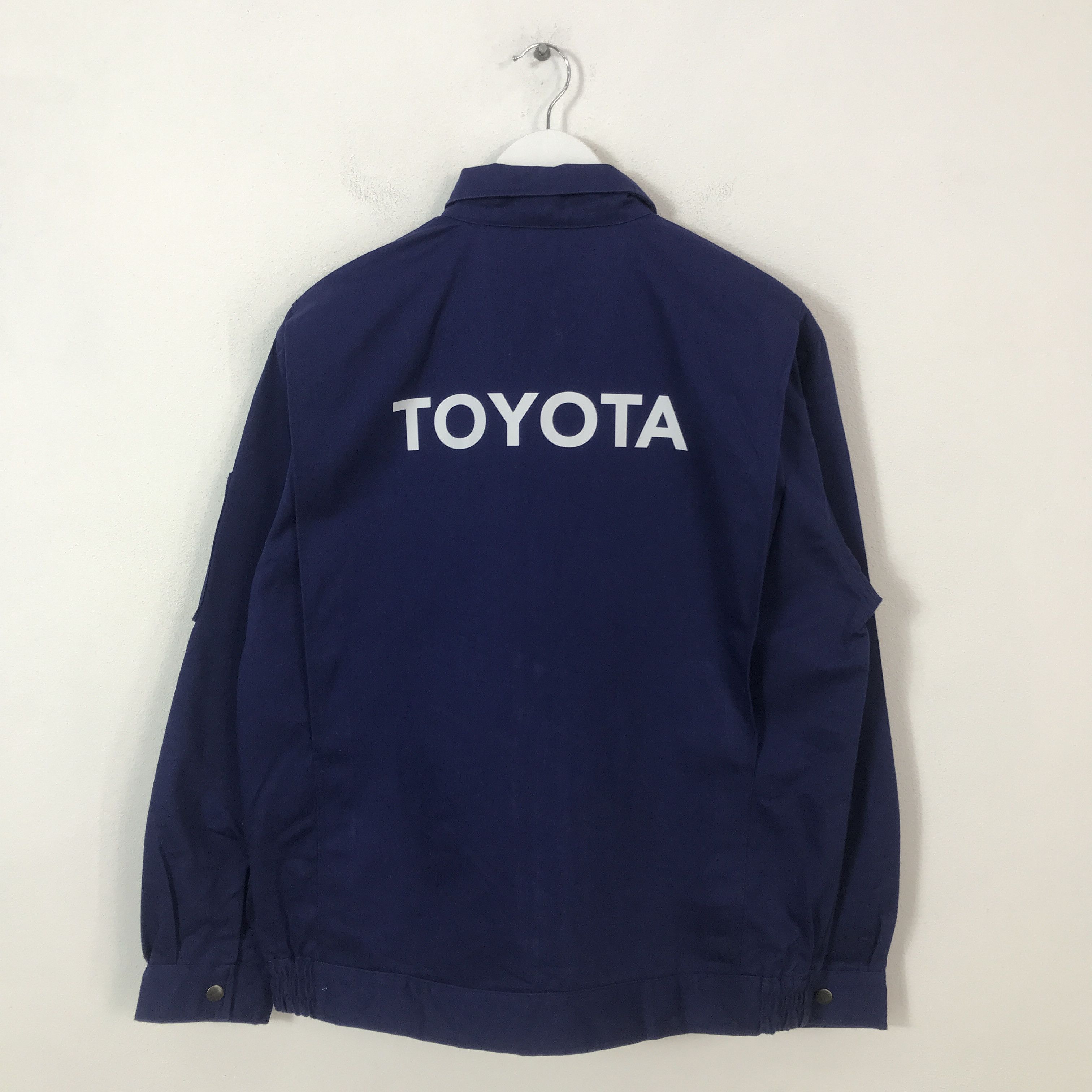 Japanese Brand Vtg Toyota Racing Uniform Custom work jacket K69B18 Size US L / EU 52-54 / 3 - 1 Thumbnail
