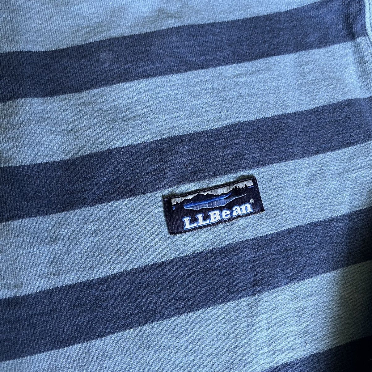 L.L. Bean Vintage L.L. Bean Lakewashed Longsleeve Rugby Striped Shirt Size US XL / EU 56 / 4 - 5 Thumbnail