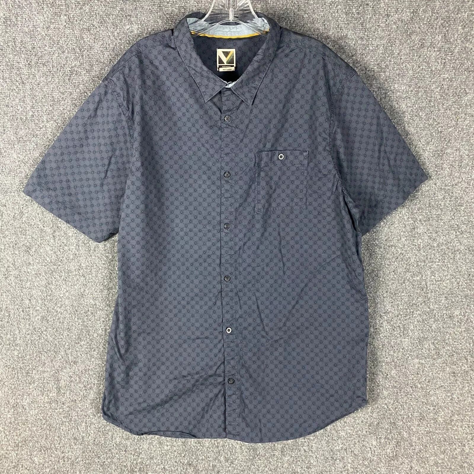 Other Voyager Button Up Shirt Men's 2XL Cotton Blend Adults Size US XXL / EU 58 / 5 - 1 Thumbnail