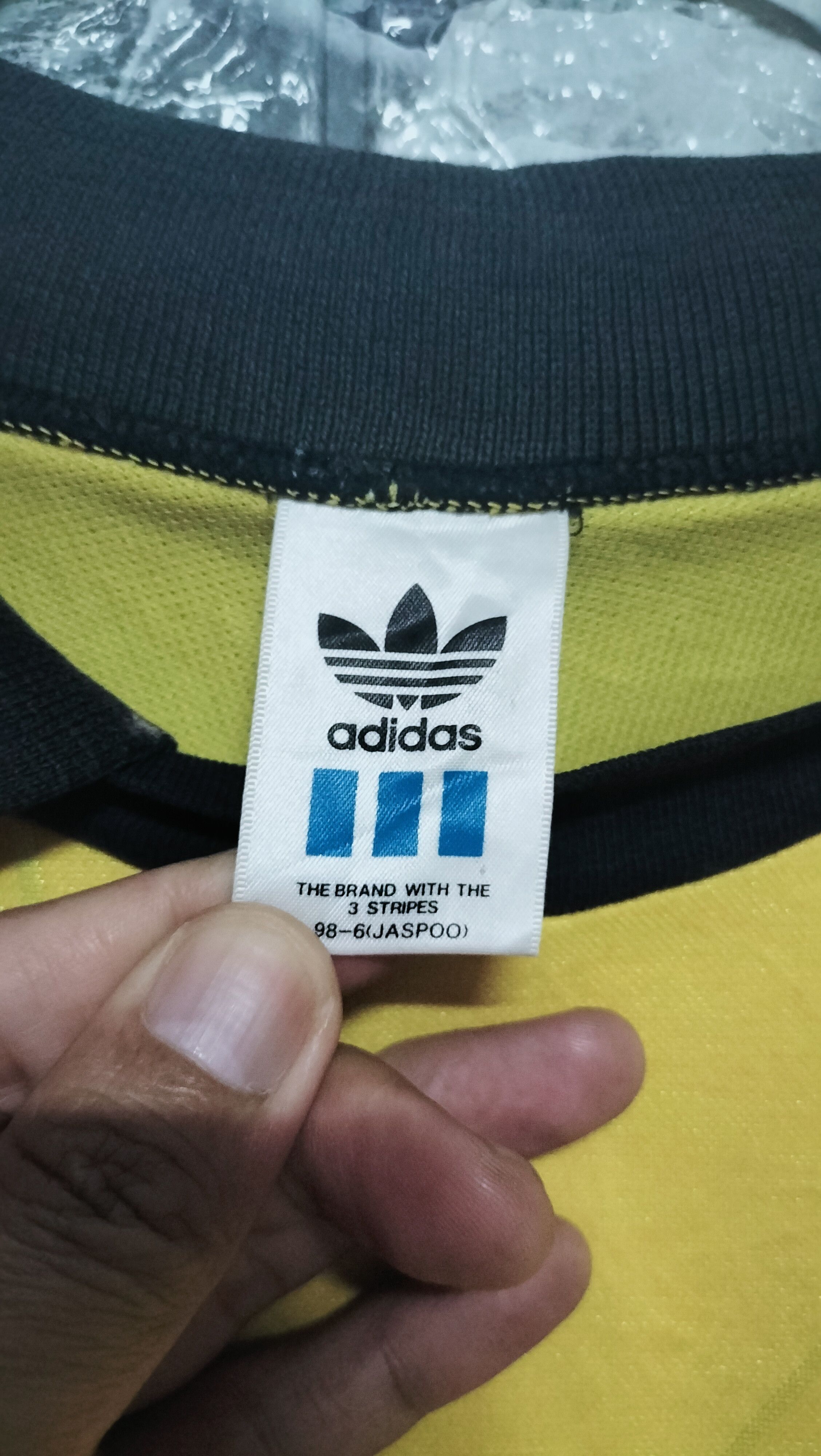 Adidas Vintage 80s Adidas Jersey No 1 for Keeper Goal Size US XL / EU 56 / 4 - 4 Thumbnail