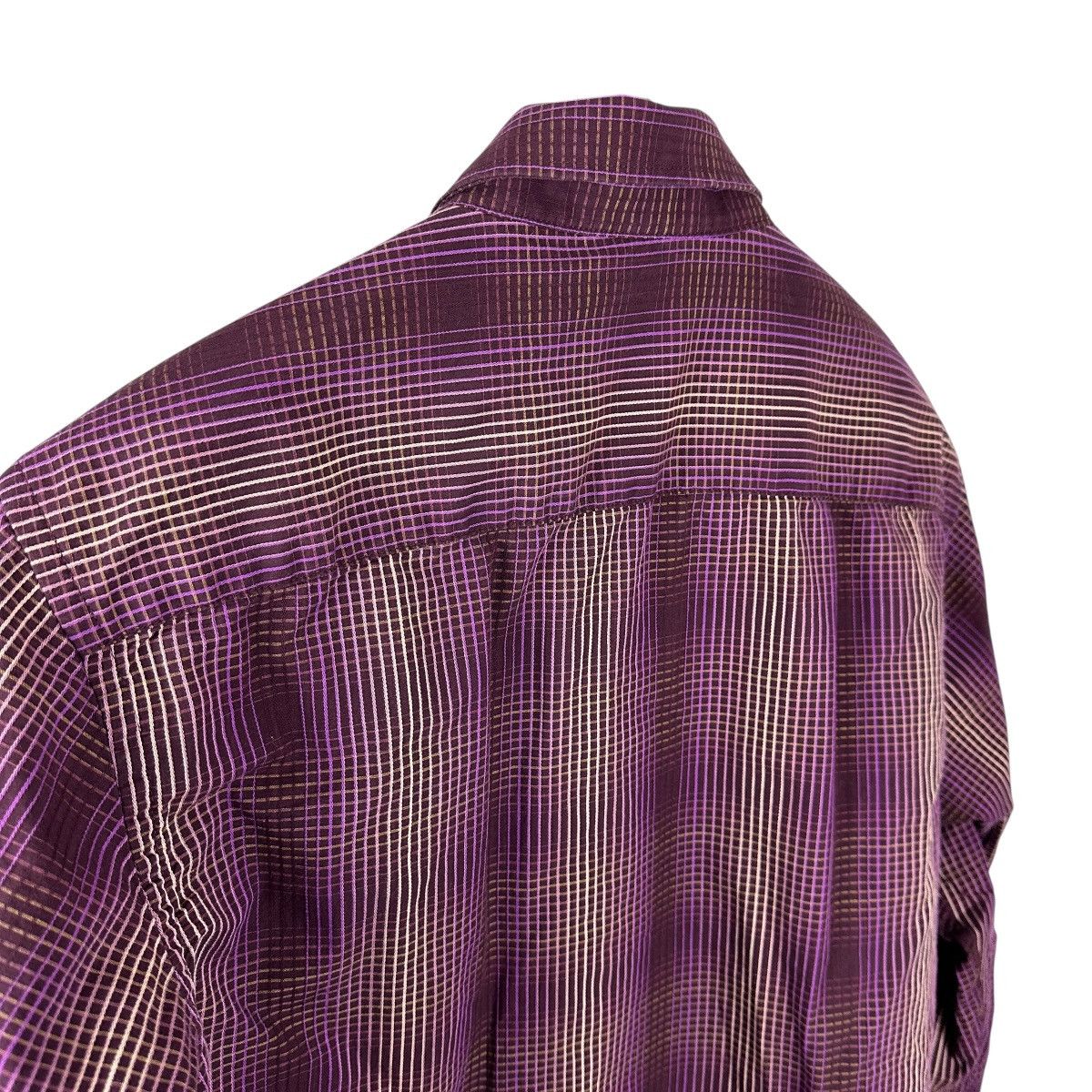 Other Mens Y2K J Garcia Purple Button Down Dress Shirt Size US M / EU 48-50 / 2 - 8 Thumbnail