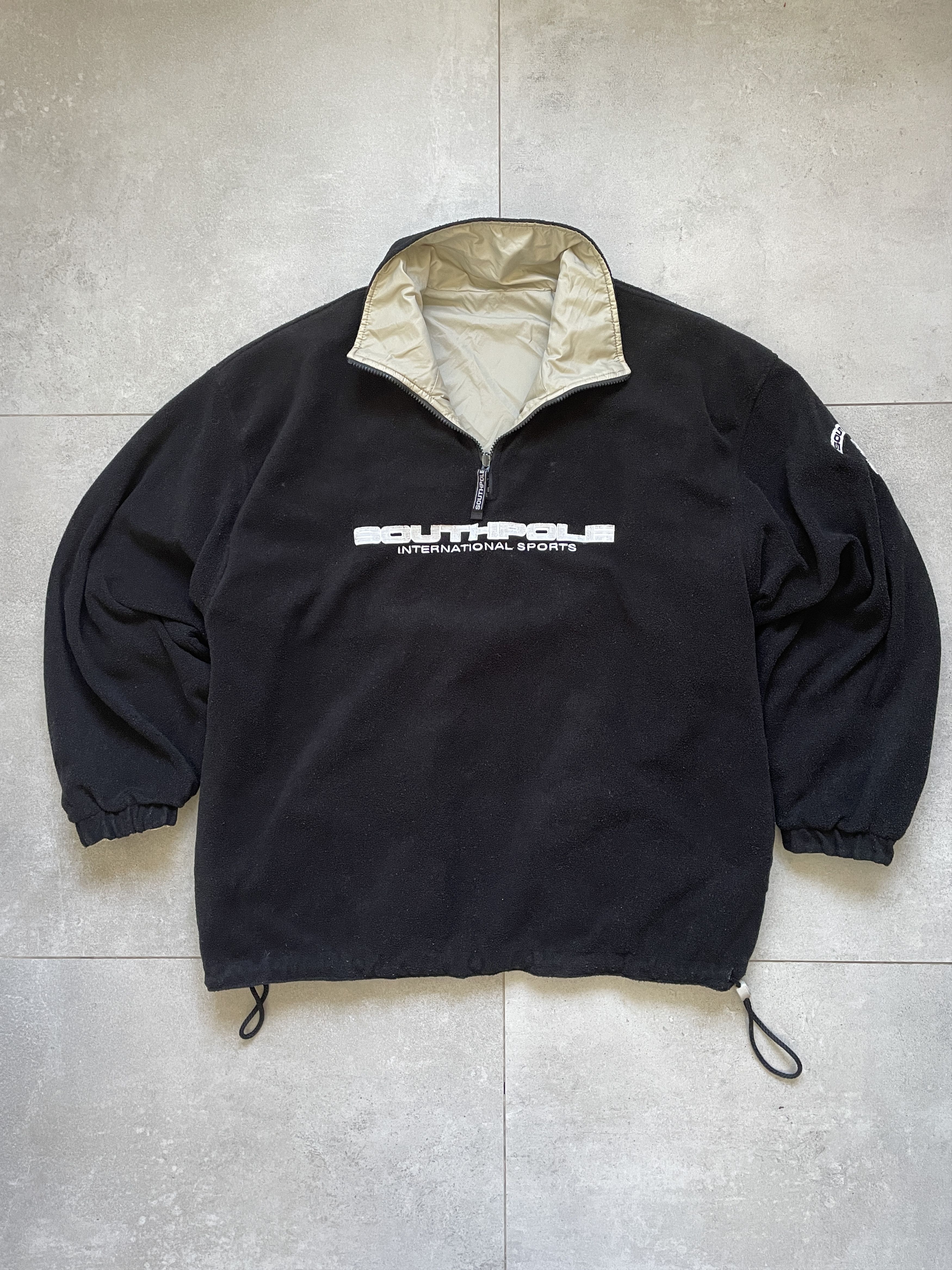 Southpole Y2K SOUTHPOLE REVERSIBLE FLEECE INSULATED QUARTER ZIP JACKET Size US XL / EU 56 / 4 - 1 Thumbnail