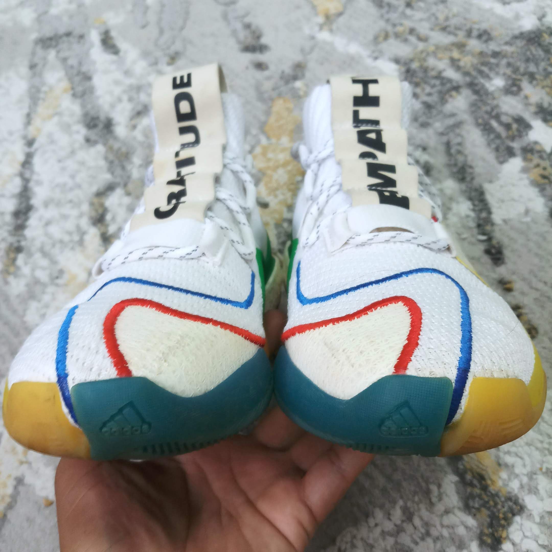 Adidas × Pharrell Adidas x Pharrell Williams Crazy BYW LVL X Shoes Size US 9.5 / EU 42-43 - 11 Thumbnail