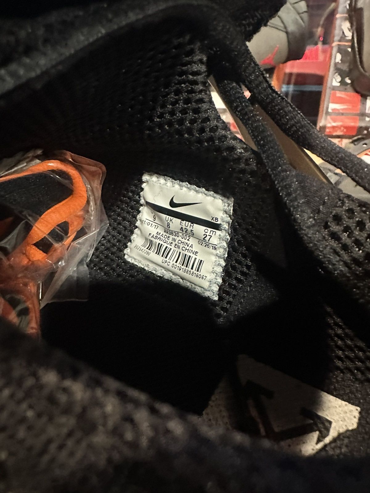 Nike × Off-White Nike Air Presto Off-White Black Clean OG Size 9 Size US 9 / EU 42 - 7 Thumbnail