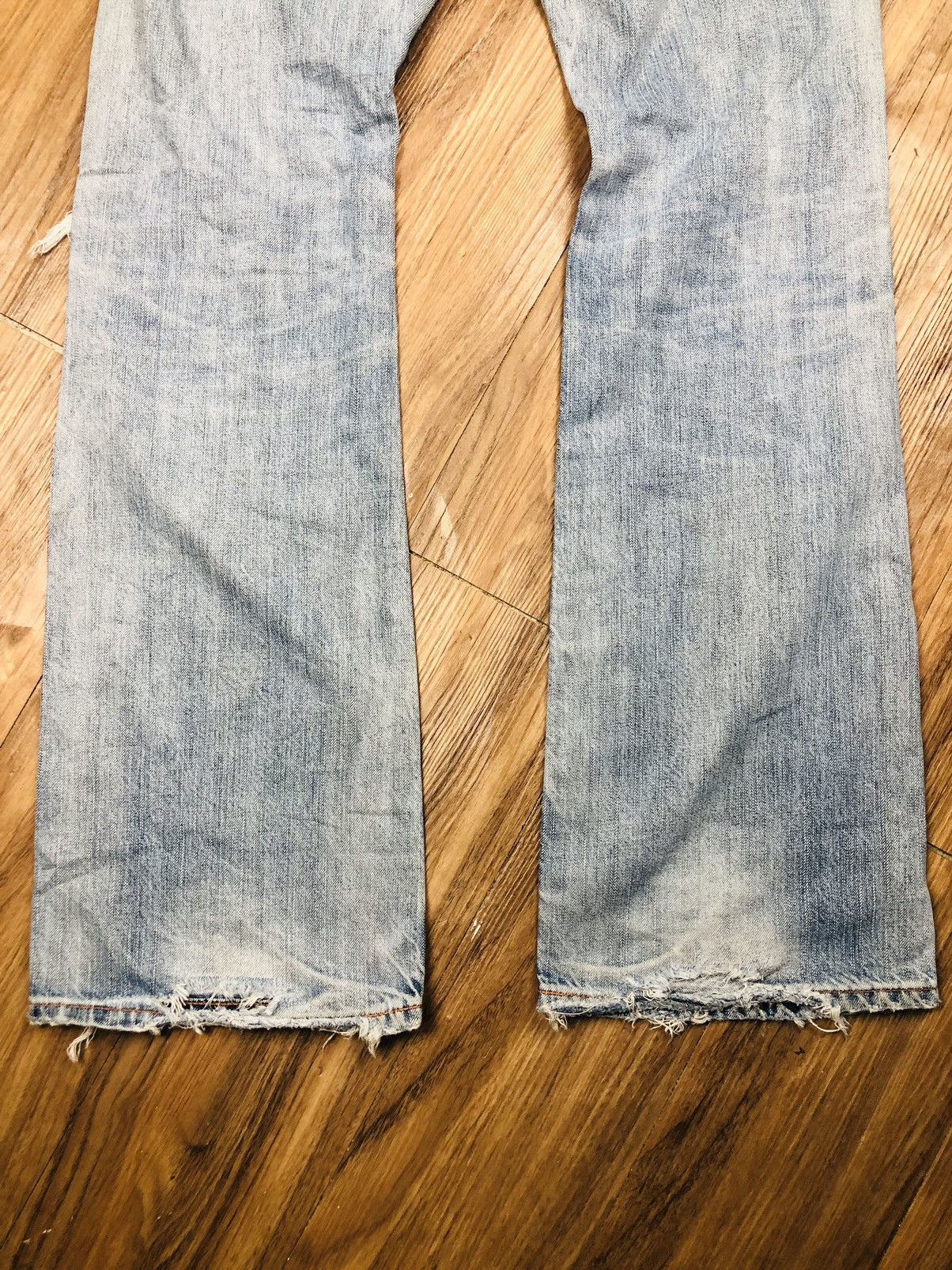 Edwin Edwin 511RV Ripped Distressed Flare Jeans Rare (40) Size US 32 / EU 48 - 14 Thumbnail