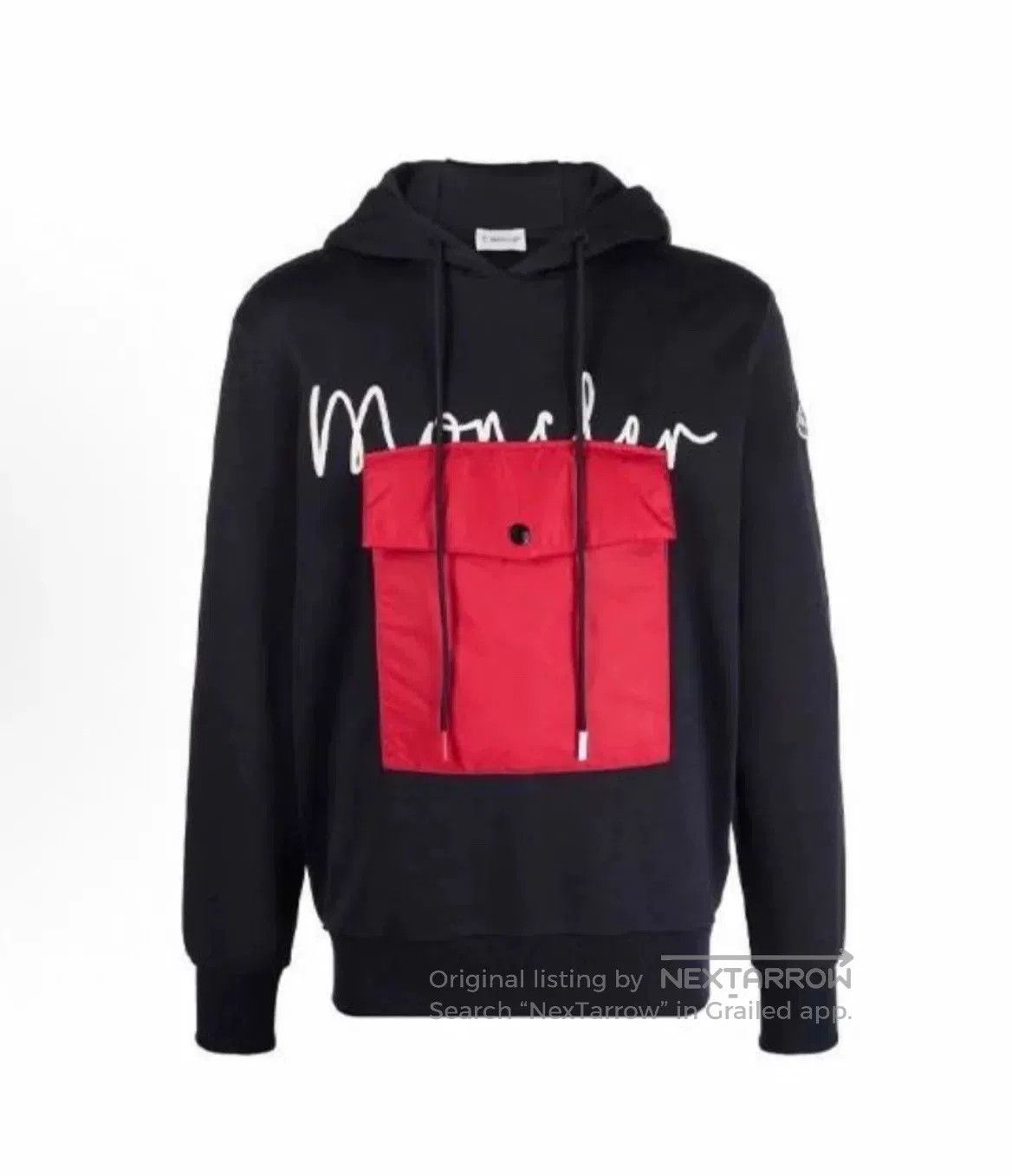 Moncler Men's Hooded Sweatshirt in Blue.