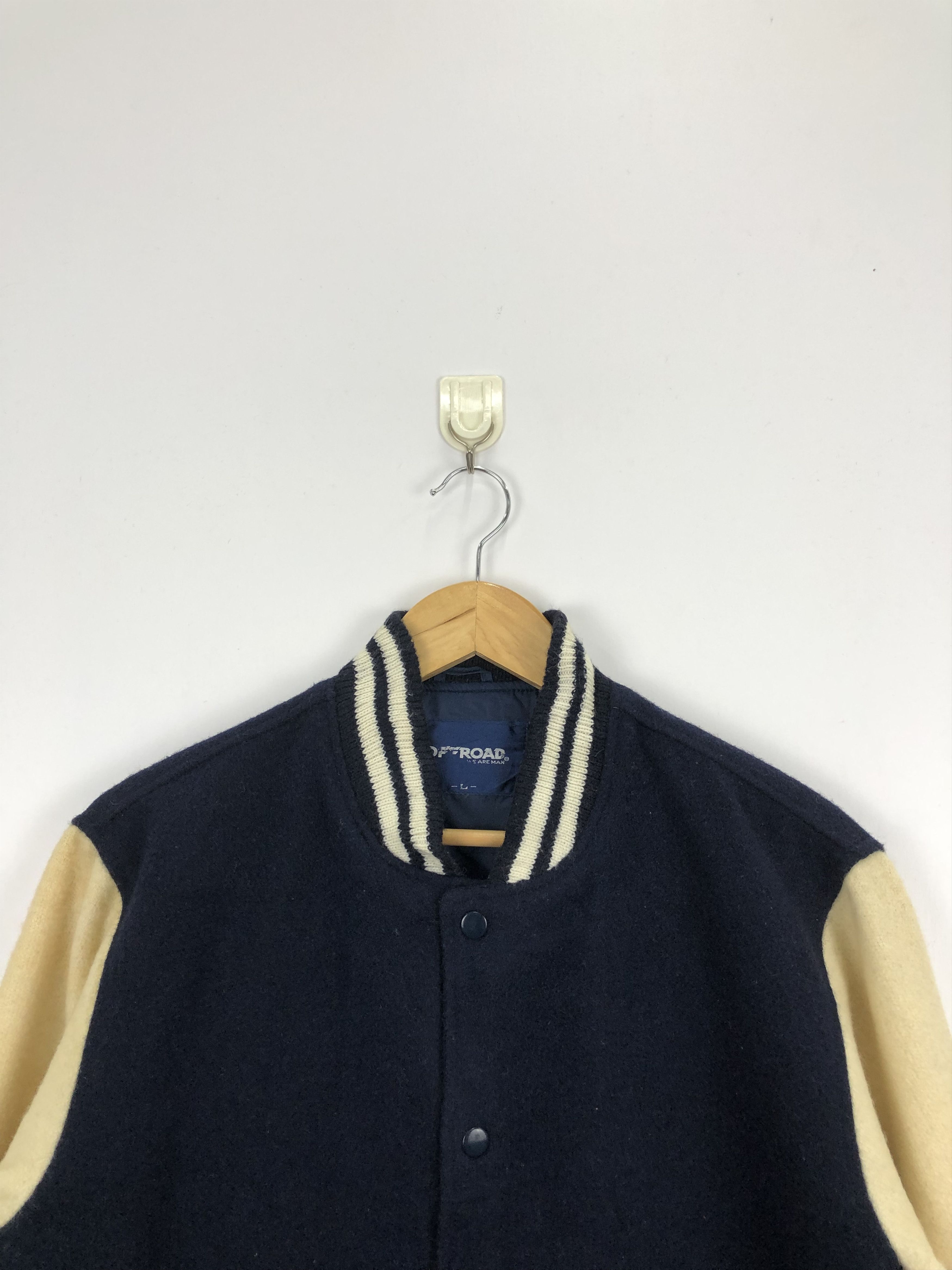 Japanese Brand Vintage Japanese Brand Wool Varsity Jacket V0295 Size US L / EU 52-54 / 3 - 2 Thumbnail