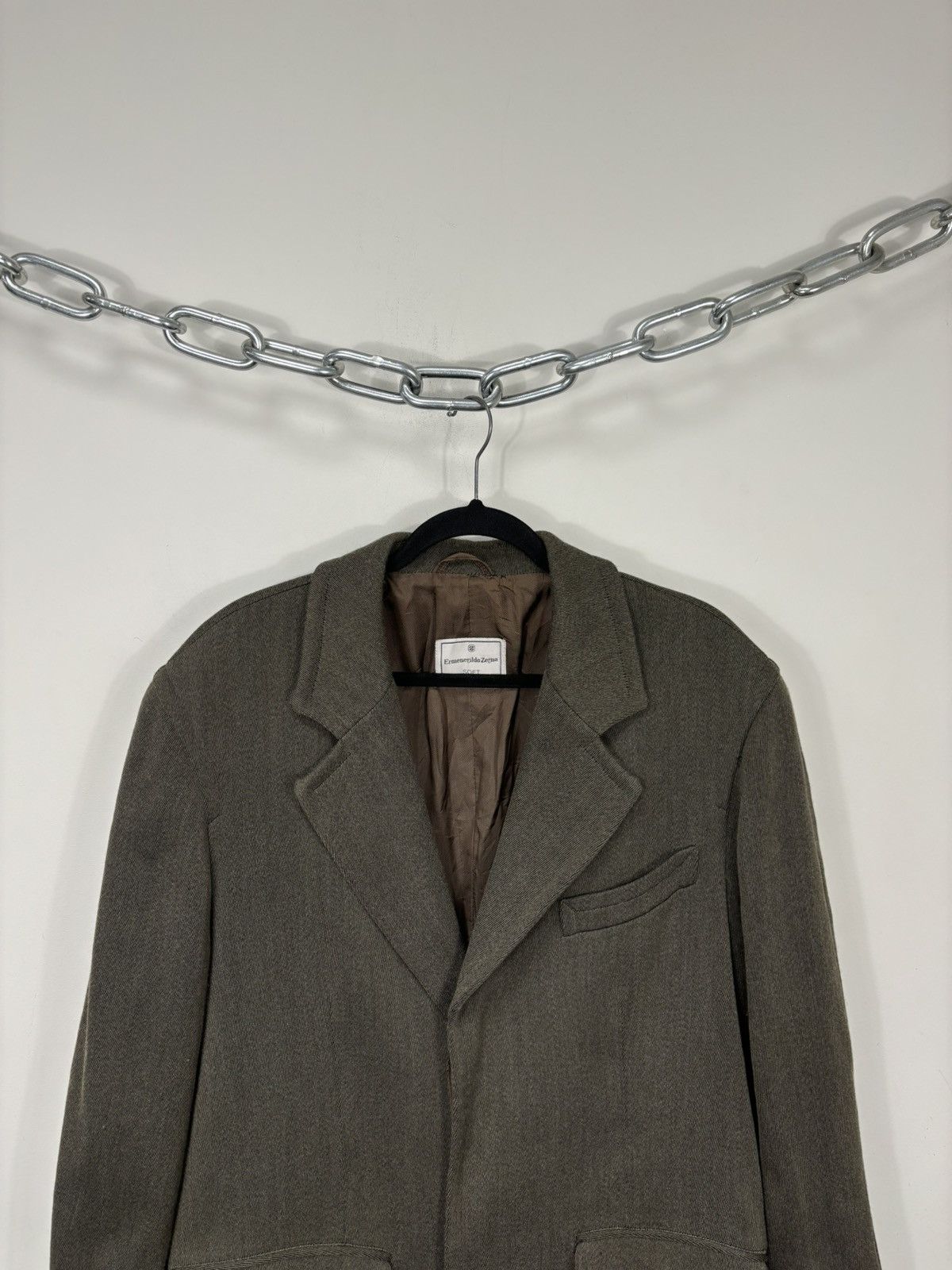 Ermenegildo Zegna Vintage Ermenegildo Zegna Soft Italian Classic Wool Coat Size US M / EU 48-50 / 2 - 4 Thumbnail