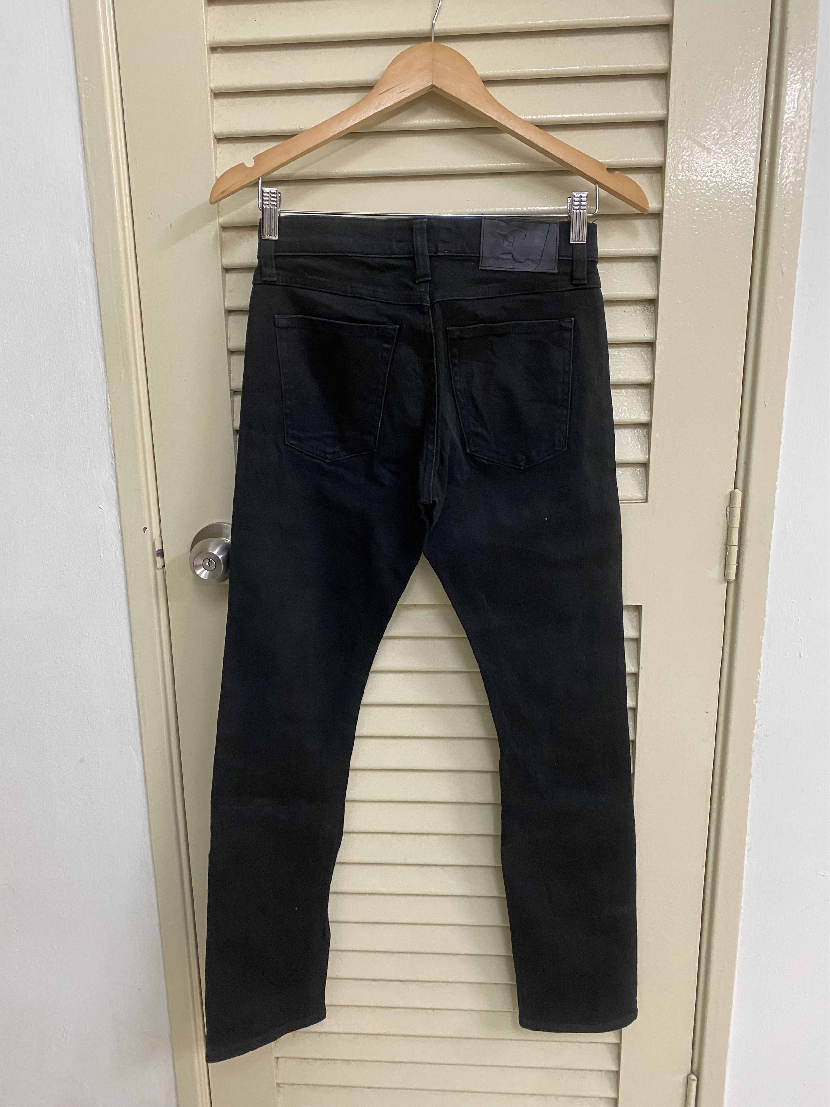 Jil Sander Jil Sander Black Selvedge Denim Size US 27 - 2 Thumbnail