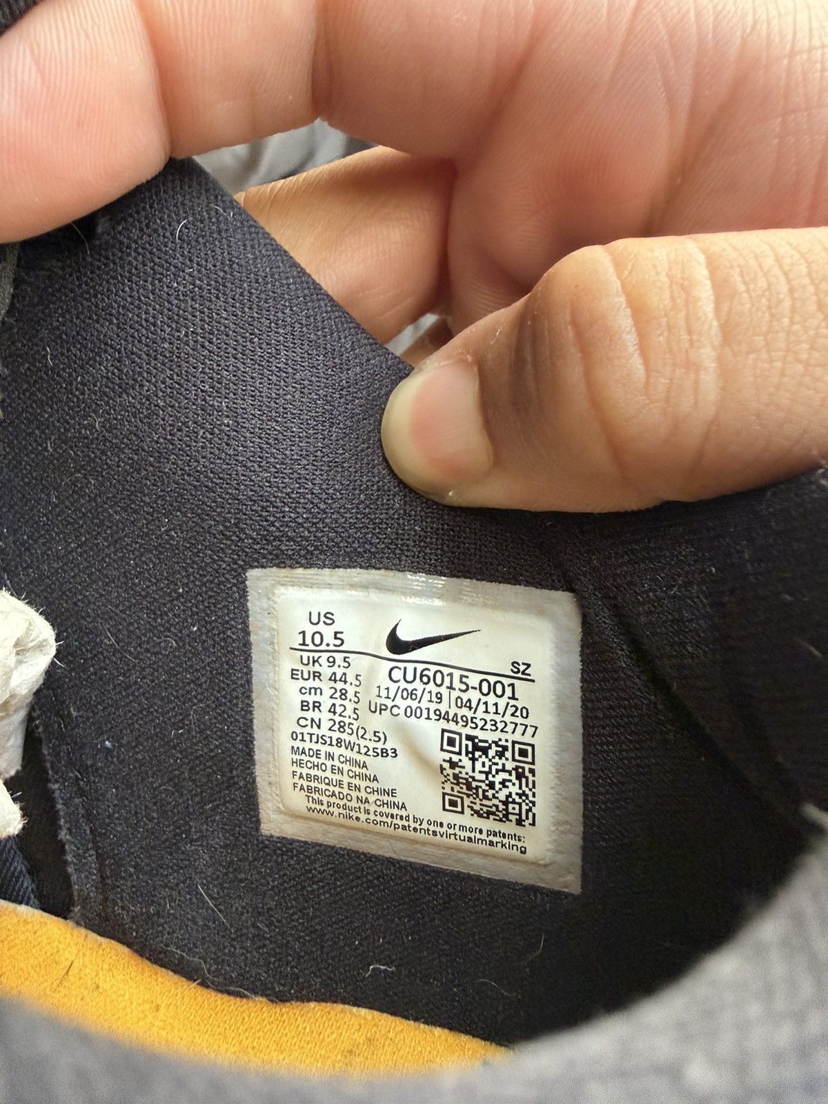 Nike × Off-White Nike Off White Rubber Dunk Size US 10.5 / EU 43-44 - 8 Thumbnail