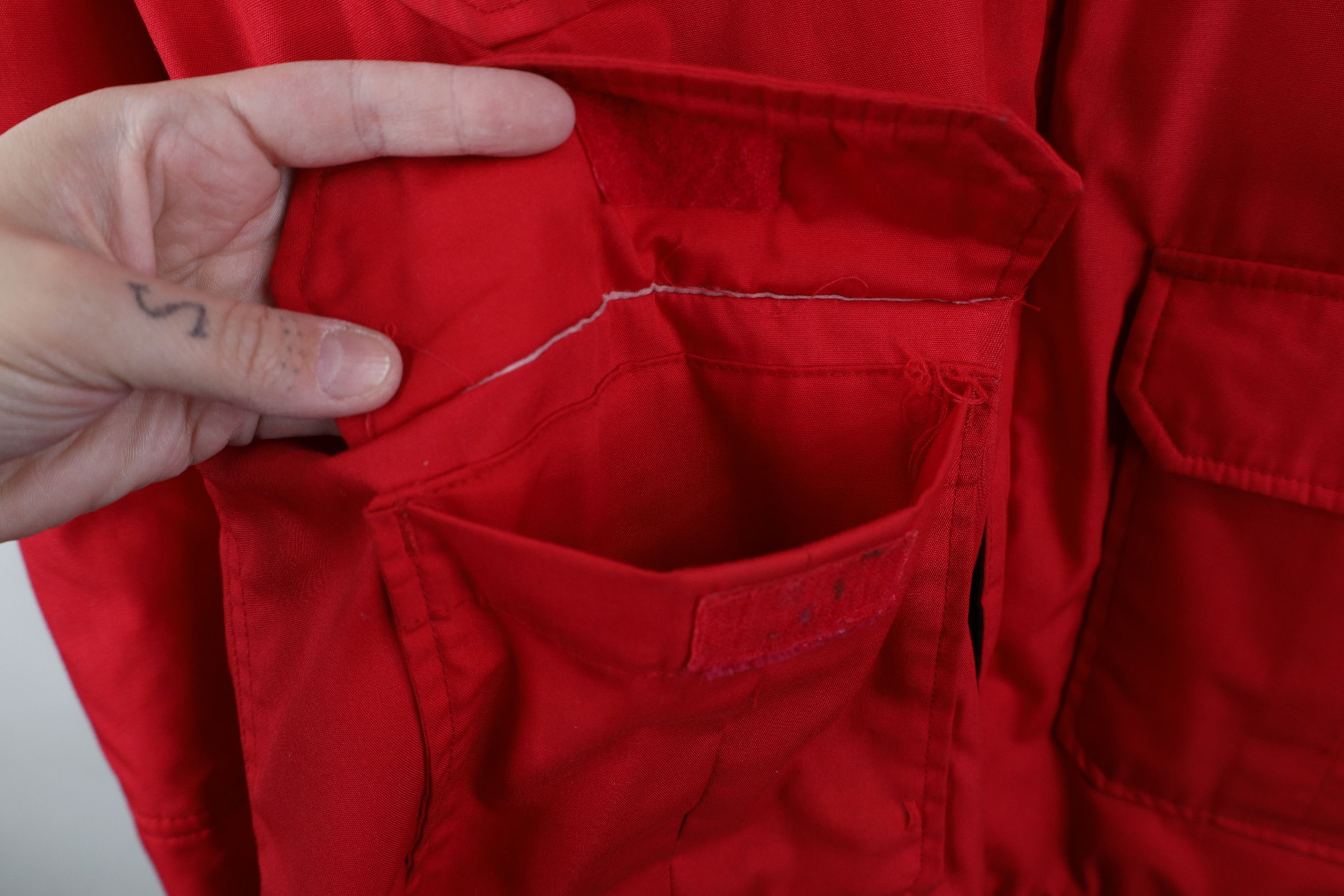 Woolrich Woolen Mills Vintage 90s Woolrich Distressed Quilted Parka Jacket Red USA Size L / US 10 / IT 46 - 9 Thumbnail