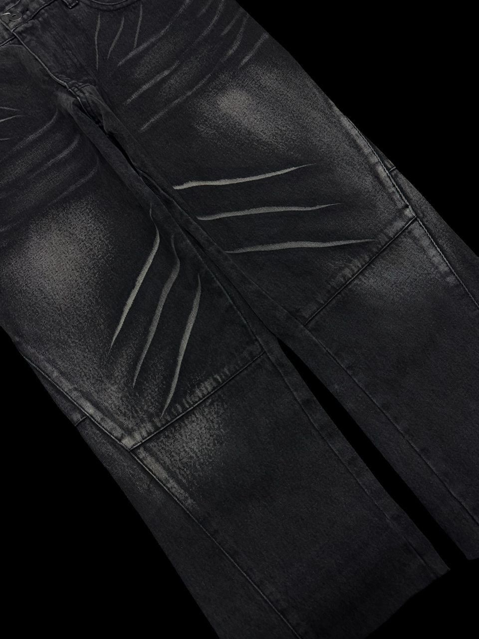 If Six Was Nine 💥Insane💥90’s Style 🇯🇵 ELLE Homme Clawmark Jorts/Cropped Jean Size US 33 - 6 Thumbnail