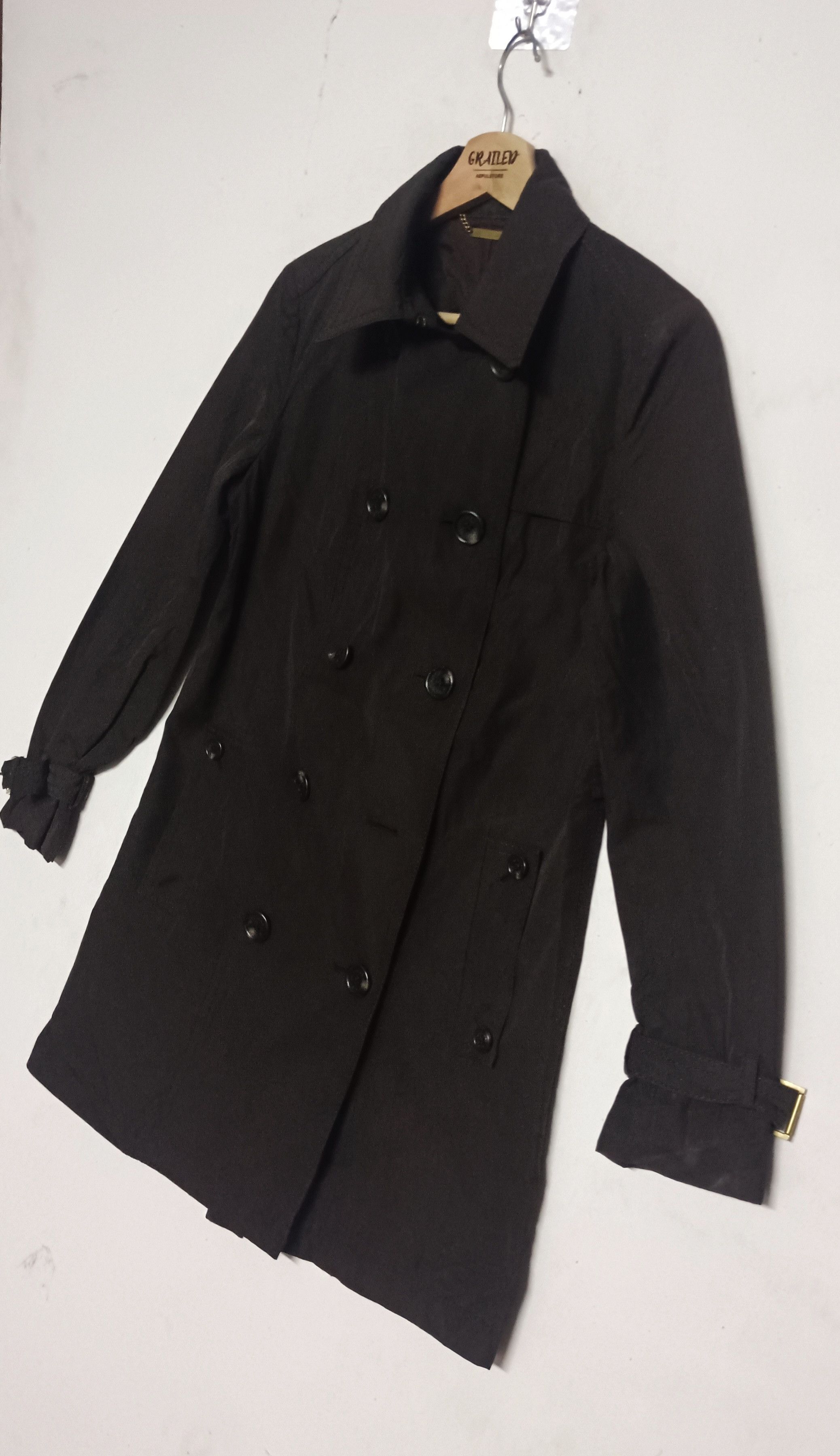 Michael Kors × Vintage Vintage🔥 Michael Kors Double Collar Trench Coat Size US S / EU 44-46 / 1 - 4 Thumbnail