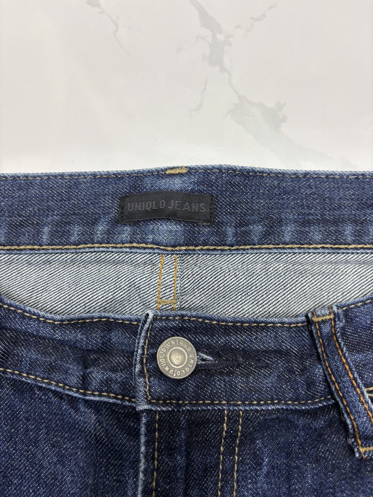 Undercover × Uniqlo Vintage Uniqlo Japan Selvedge Distressed Denim Jeans Size US 35 - 13 Thumbnail