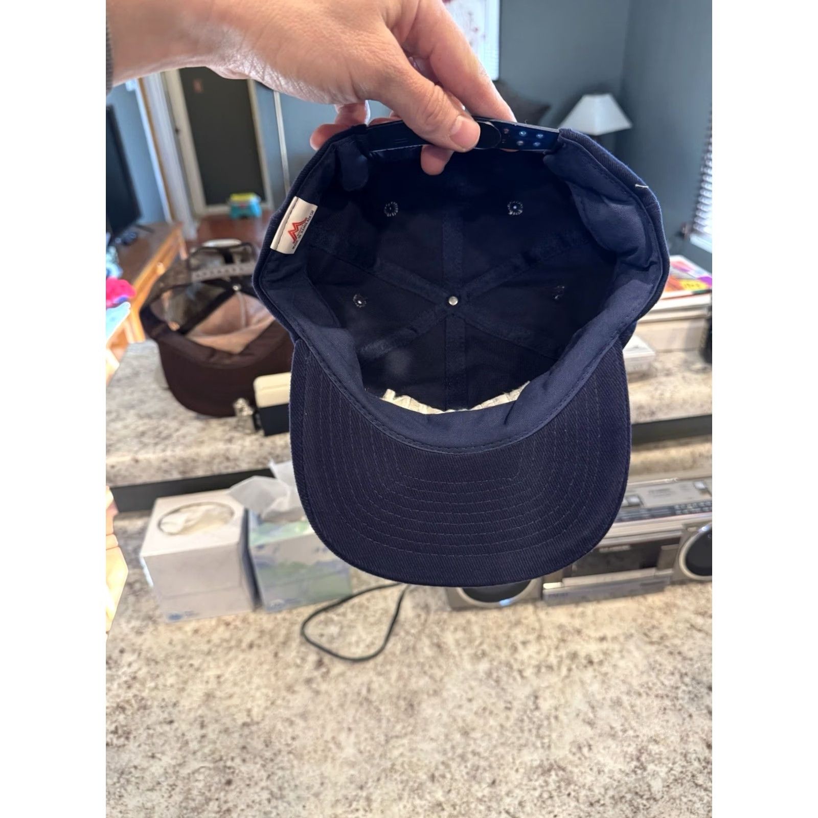 Arrow VINTAGE 1996 Movie Promo Snapback Hat Cap Christian Slater Travolta Mohr’s Men One Size Blue Adjustable Cotton Cap Hat Size ONE SIZE - 3 Thumbnail