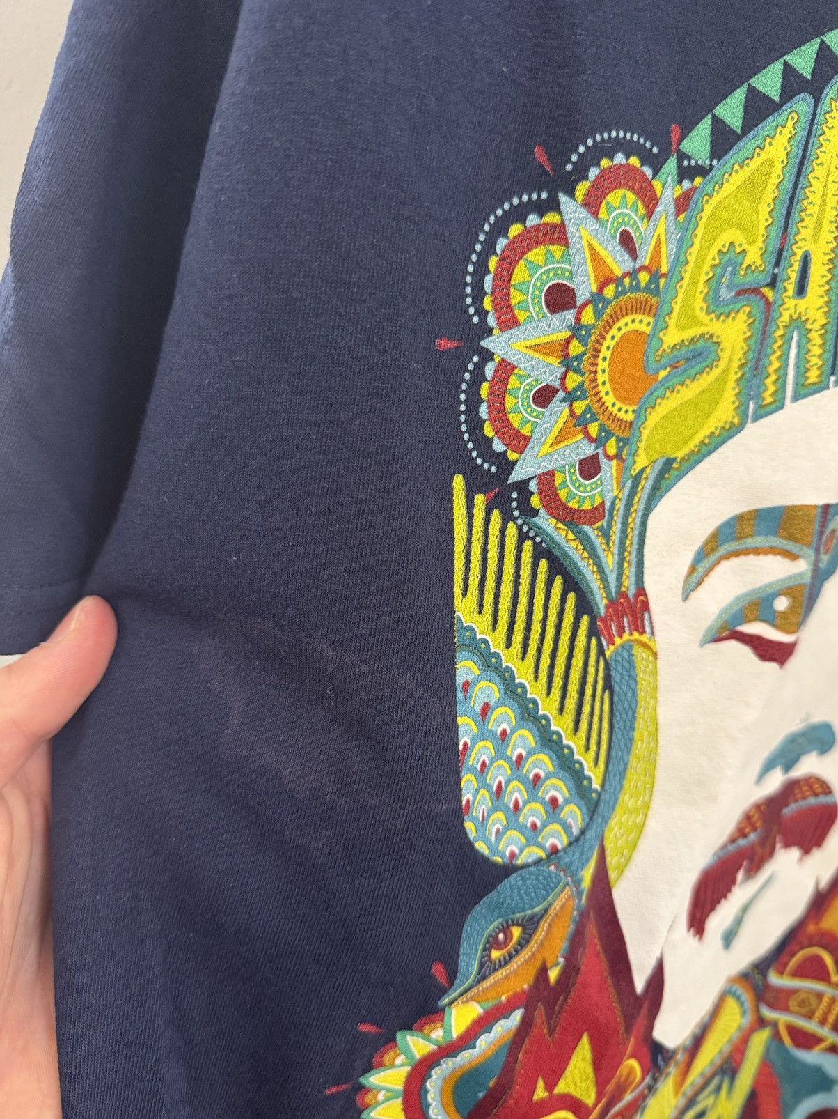 Band Tees × Gildan × Vintage VTG Santana T Shirt Mens M Tie Dye Band 2000 Y2K Size US M / EU 48-50 / 2 - 4 Thumbnail
