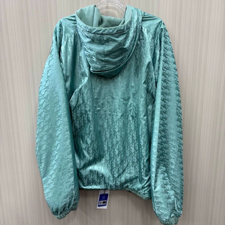 Dior Dior Double-sided full-print lake green jacket 2504-Nextarr