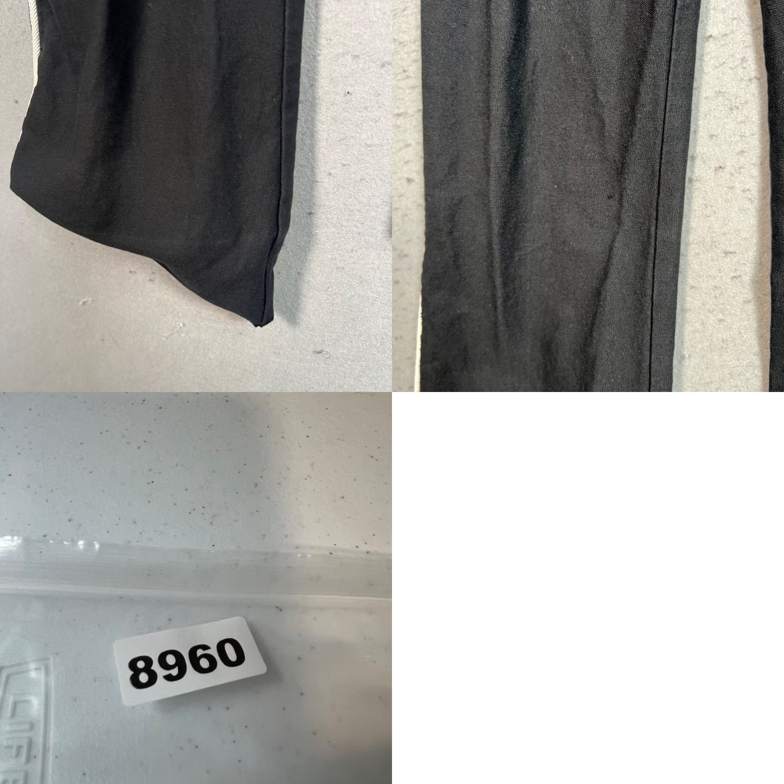 Vintage Derek Lam 10 Crosby Black Flare Leg Pants With White Side Stripes Womens Size 28 Size 28" / US 6 / IT 42 - 8 Thumbnail