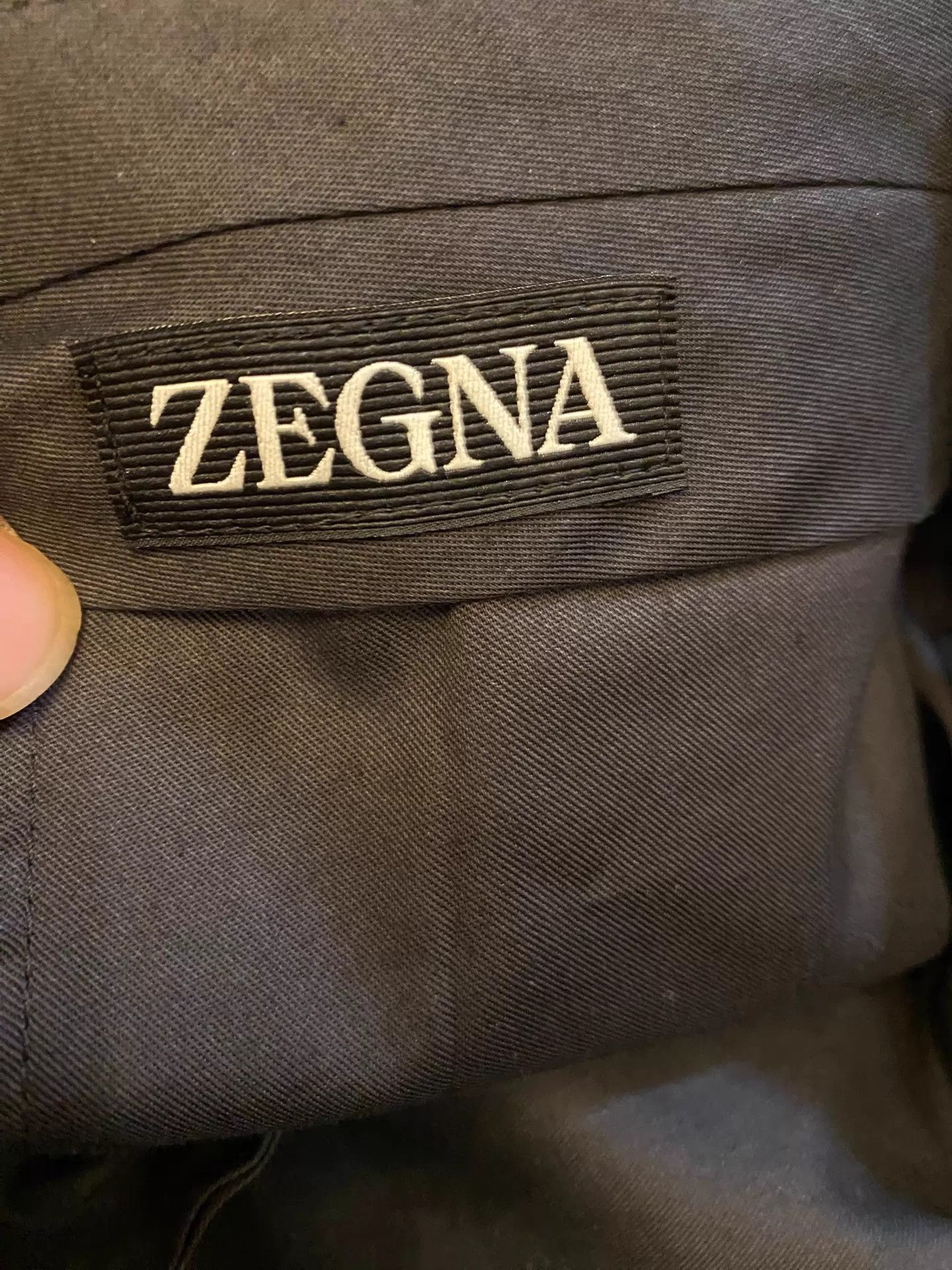Ermenegildo Zegna Zegna Main Line 100% Wool Charcoal Dress Pants 48 Size US 32 / EU 48 - 6 Thumbnail