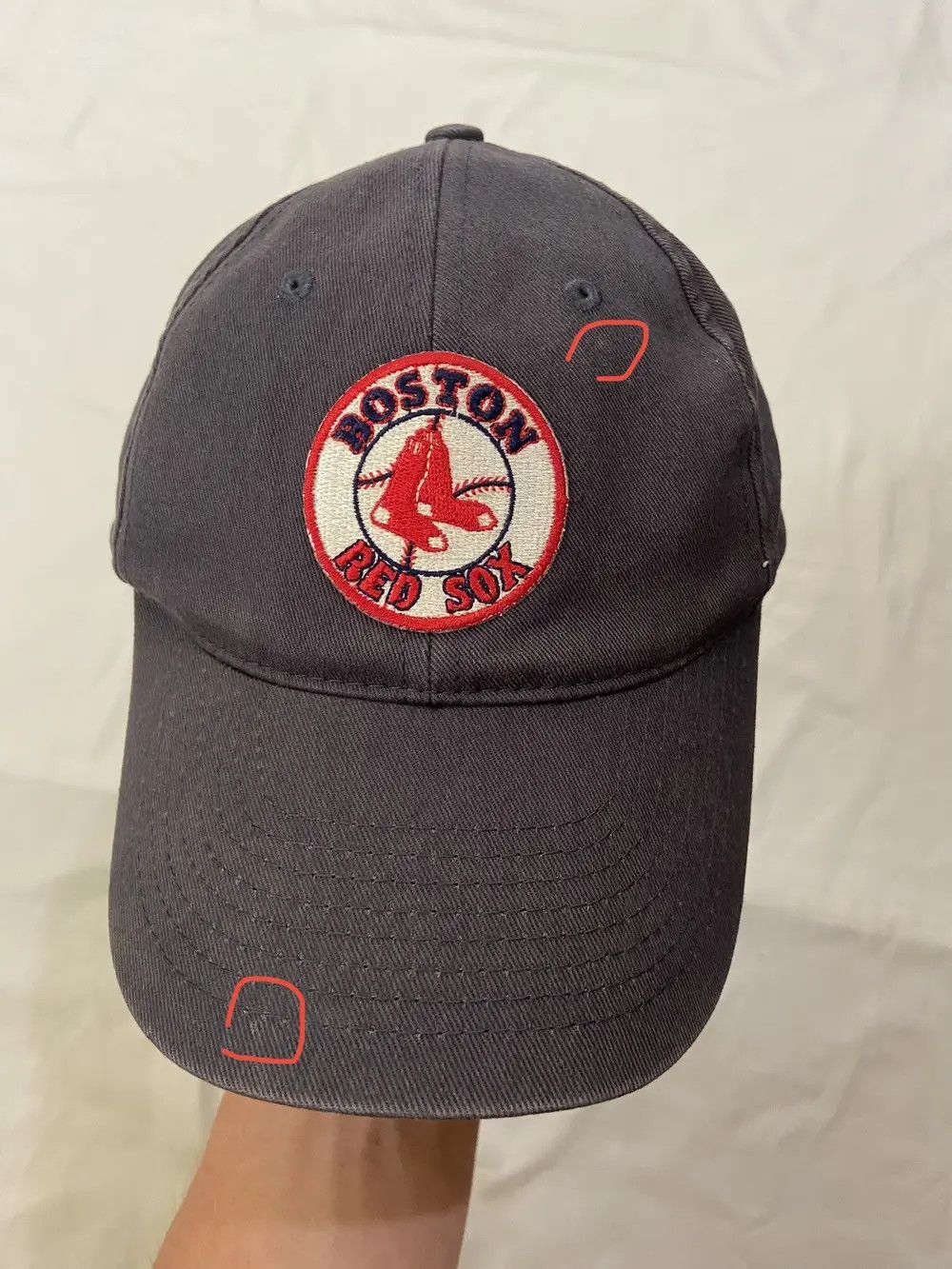 MLB VINTAGE NIKE Y2K TEAM BOSTON RED SOCKS BASEBALL MLB HAT CAP Size ONE SIZE - 9 Thumbnail