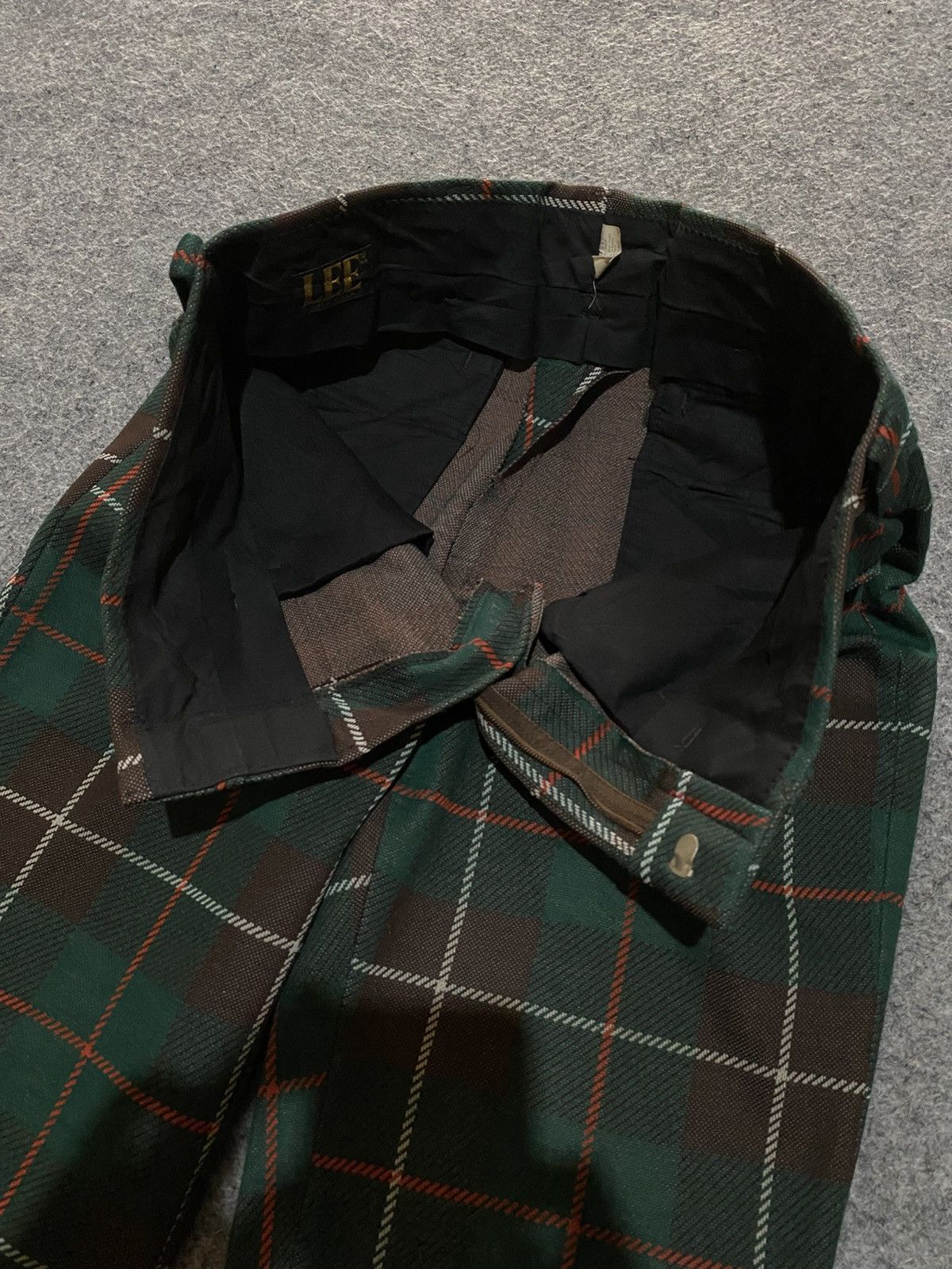 Vintage 70s Lee Plaid Pants Size US 30 / EU 46 - 6 Thumbnail