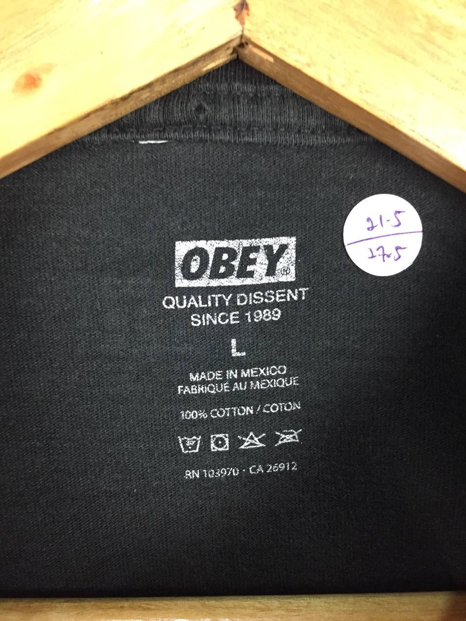 Obey × Shepard Fairey × Vintage Obey Defend Black Live Stand Up Against Racial Injustice Tee Size US L / EU 52-54 / 3 - 6 Thumbnail