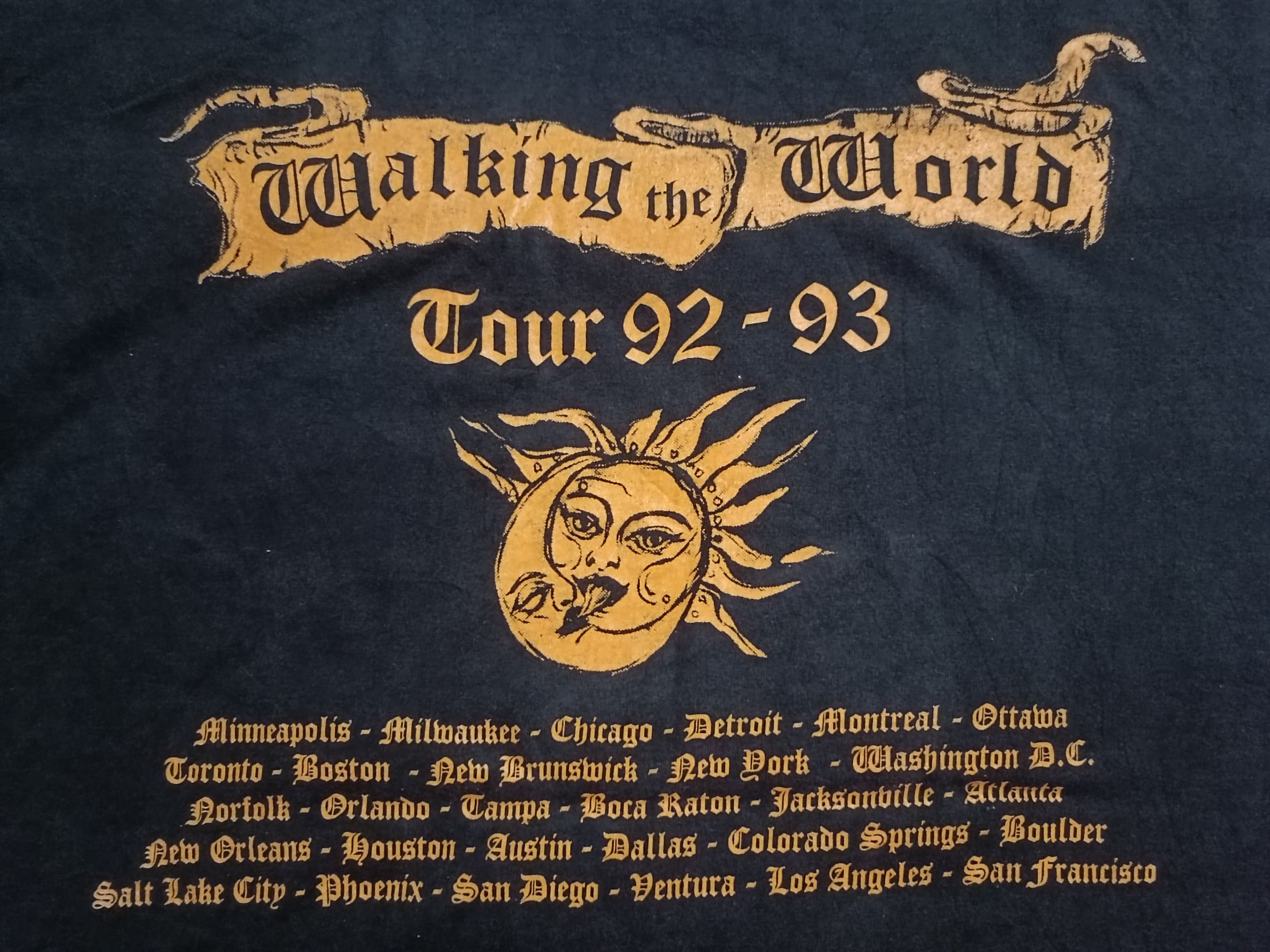 Band Tees ♦️Vintage Concrete Blonde - Walking The Wolrd 1992 T Shirt Size US XL / EU 56 / 4 - 5 Thumbnail