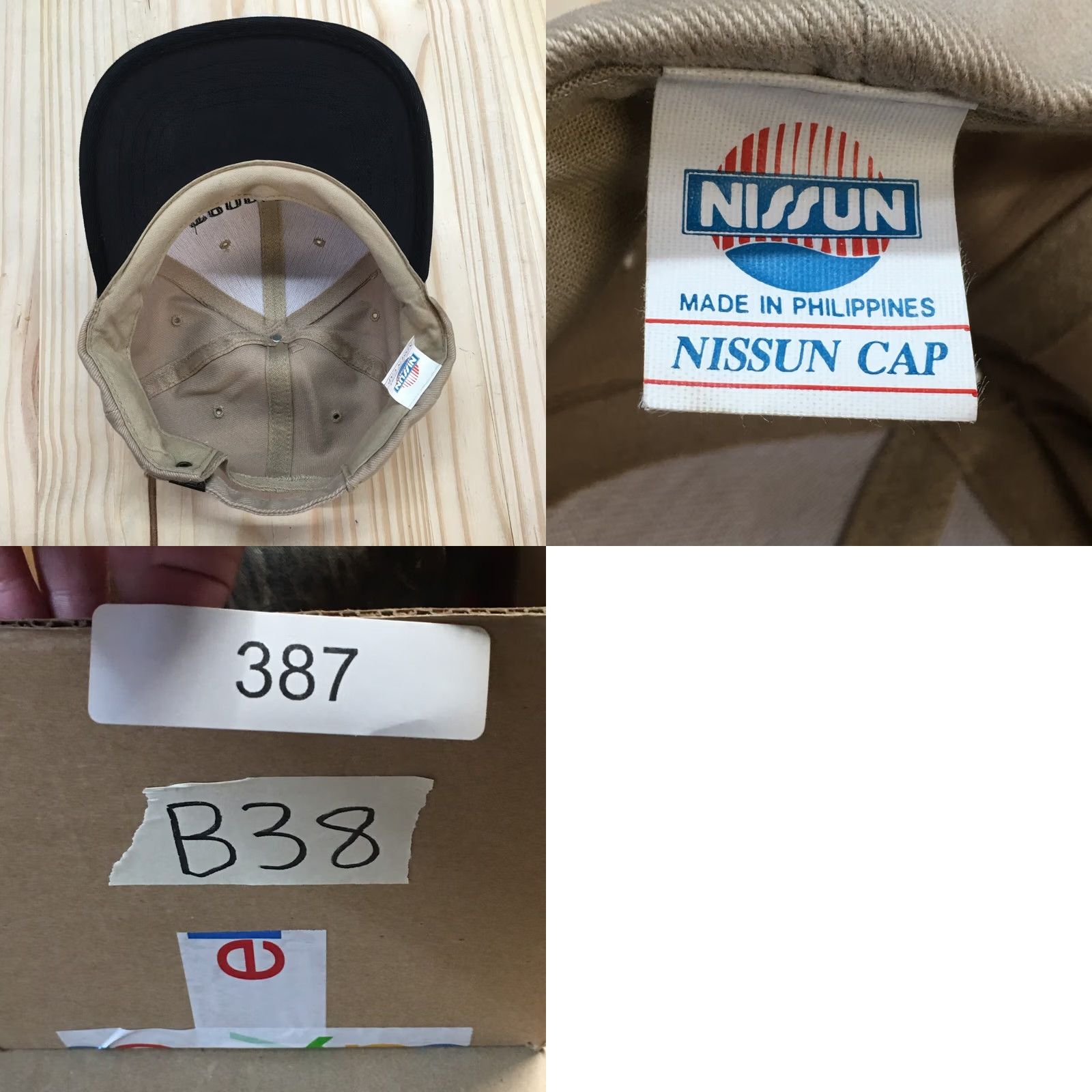 Logo 7 Nissun Tropicana Baseball Cap Hat Mens OS Beige Embroidered Logo Curved Brim Cotton Canvas Adjustable Mesh Back Casual Cap Mens Size ONE SIZE - 8 Thumbnail