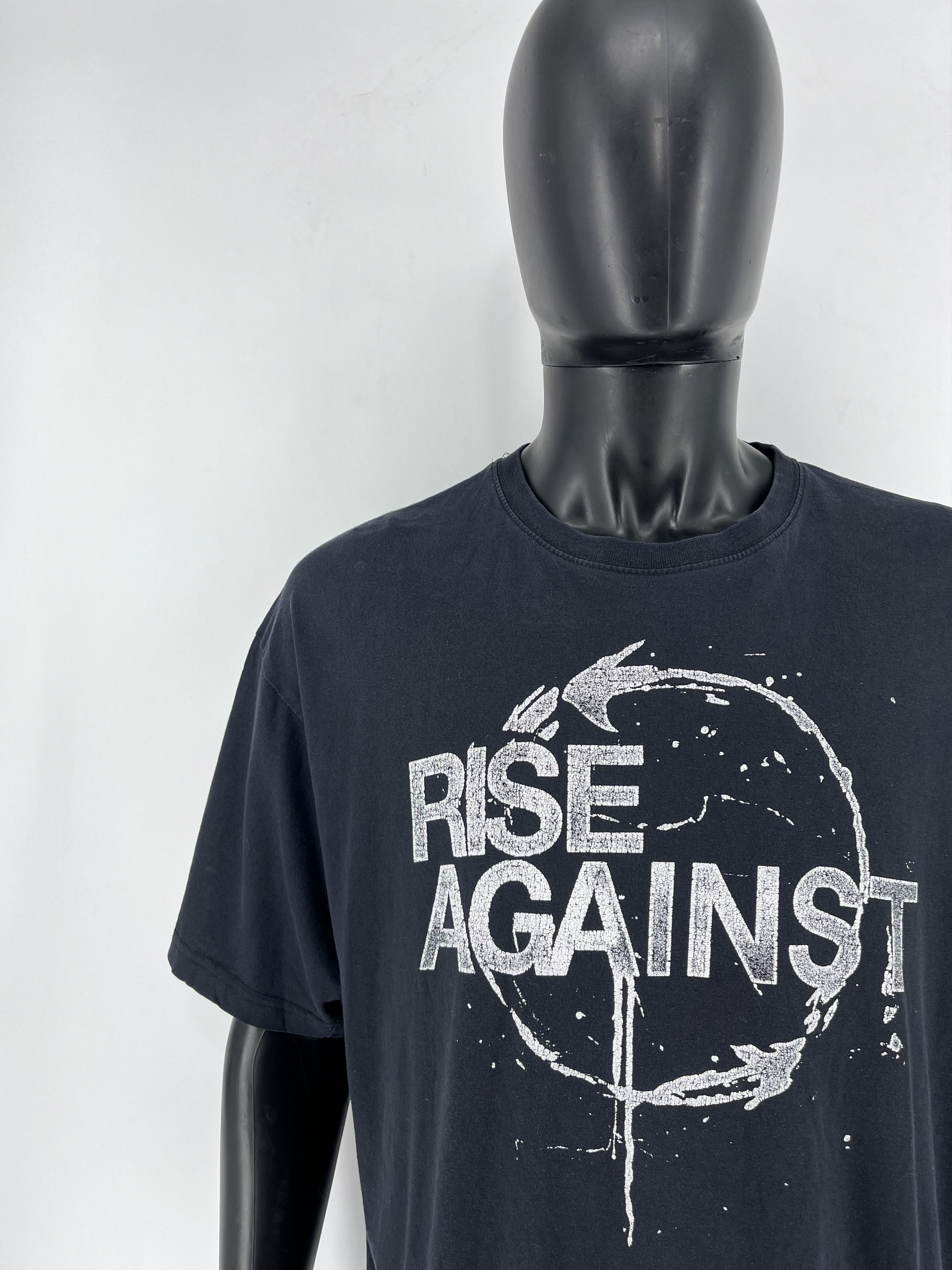 Band Tees × Vintage Rise Against Tour T Shirt Men’s Size S Rock Band Black Size US XXL / EU 58 / 5 - 6 Thumbnail