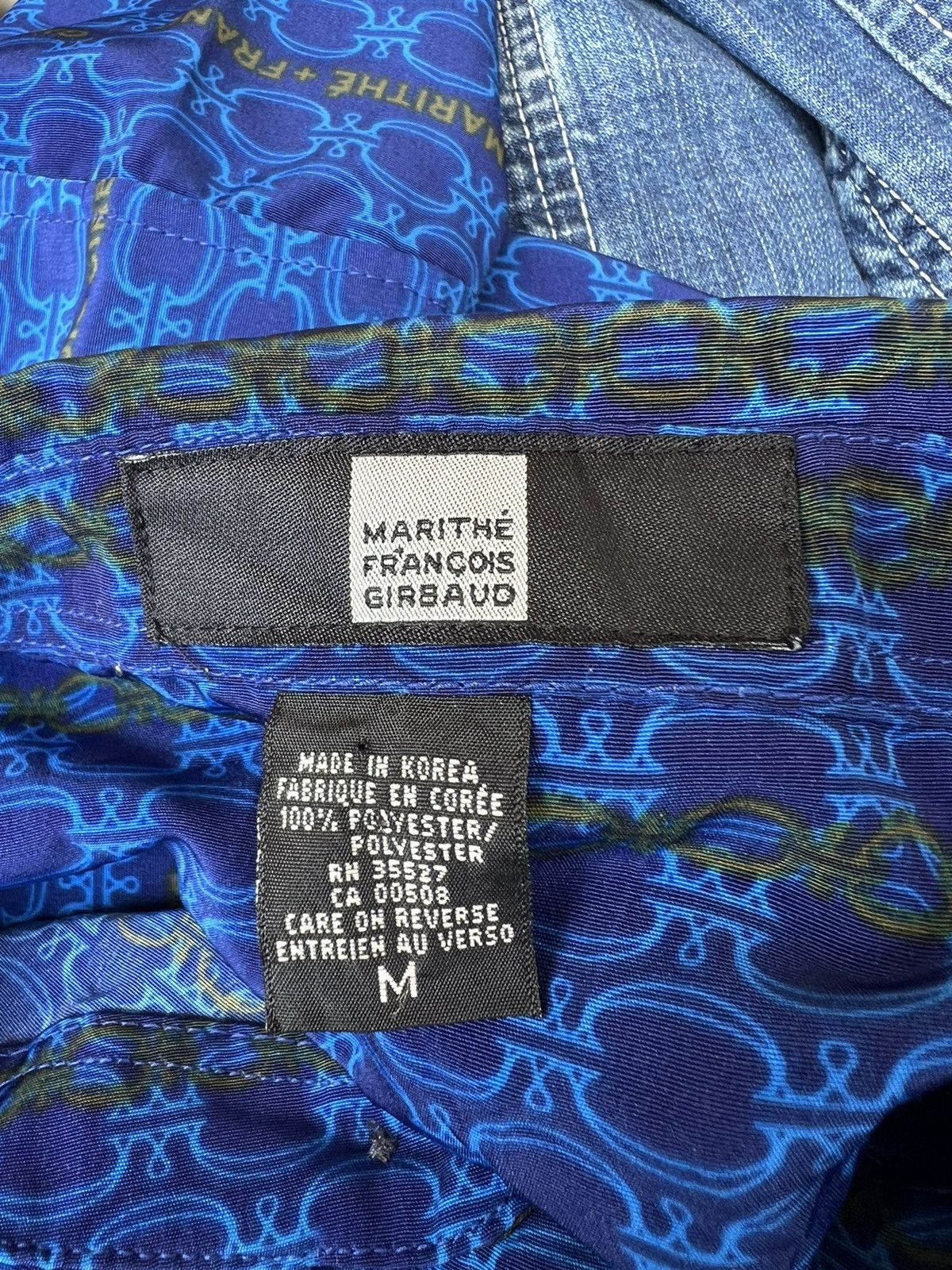 Marithe + Francois Girbaud VTG 90s Marithe Francois Girbaud Spell Out Oversized Shirt Size US M / EU 48-50 / 2 - 21 Thumbnail