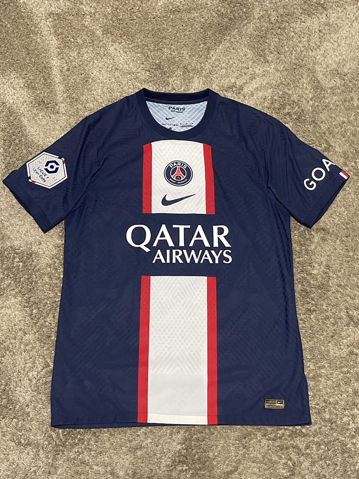 Mbappé's PSG Match-Issued Shirt, 2022/23