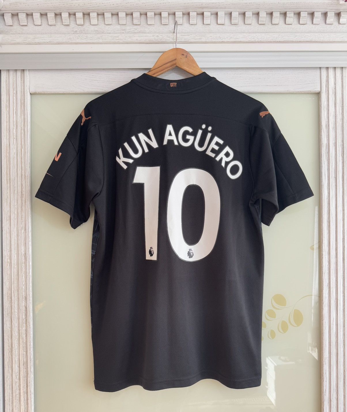 Kun Aguero #10 Manchester City 2020-2021 Away Soccer Jersey