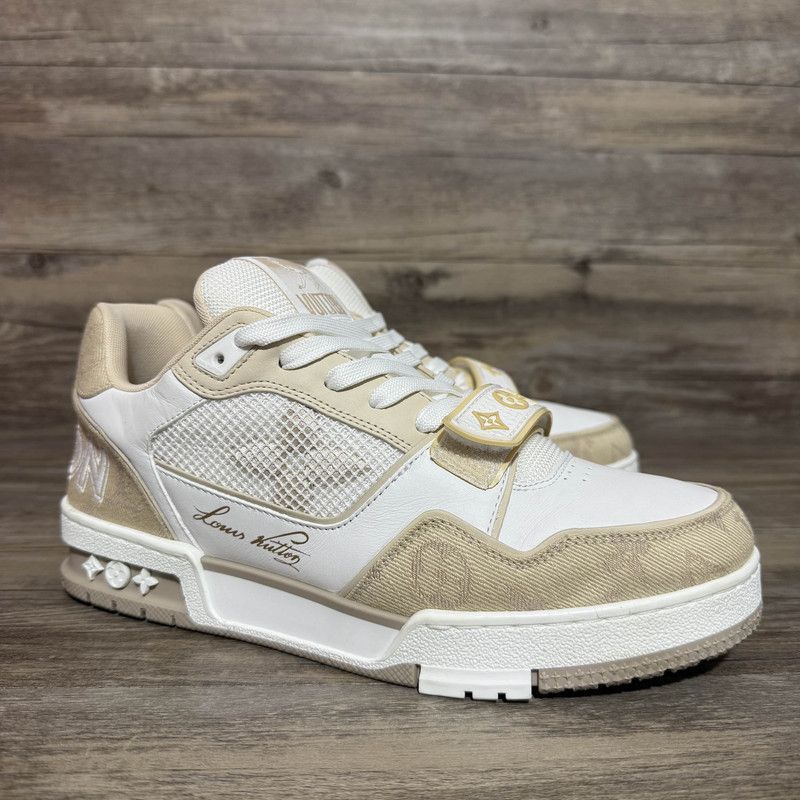 Louis Vuitton Louis Vuitton Trainer Stylish Low Top Sneakers -2508 Size US 8.5 / EU 41-42 - 8 Thumbnail
