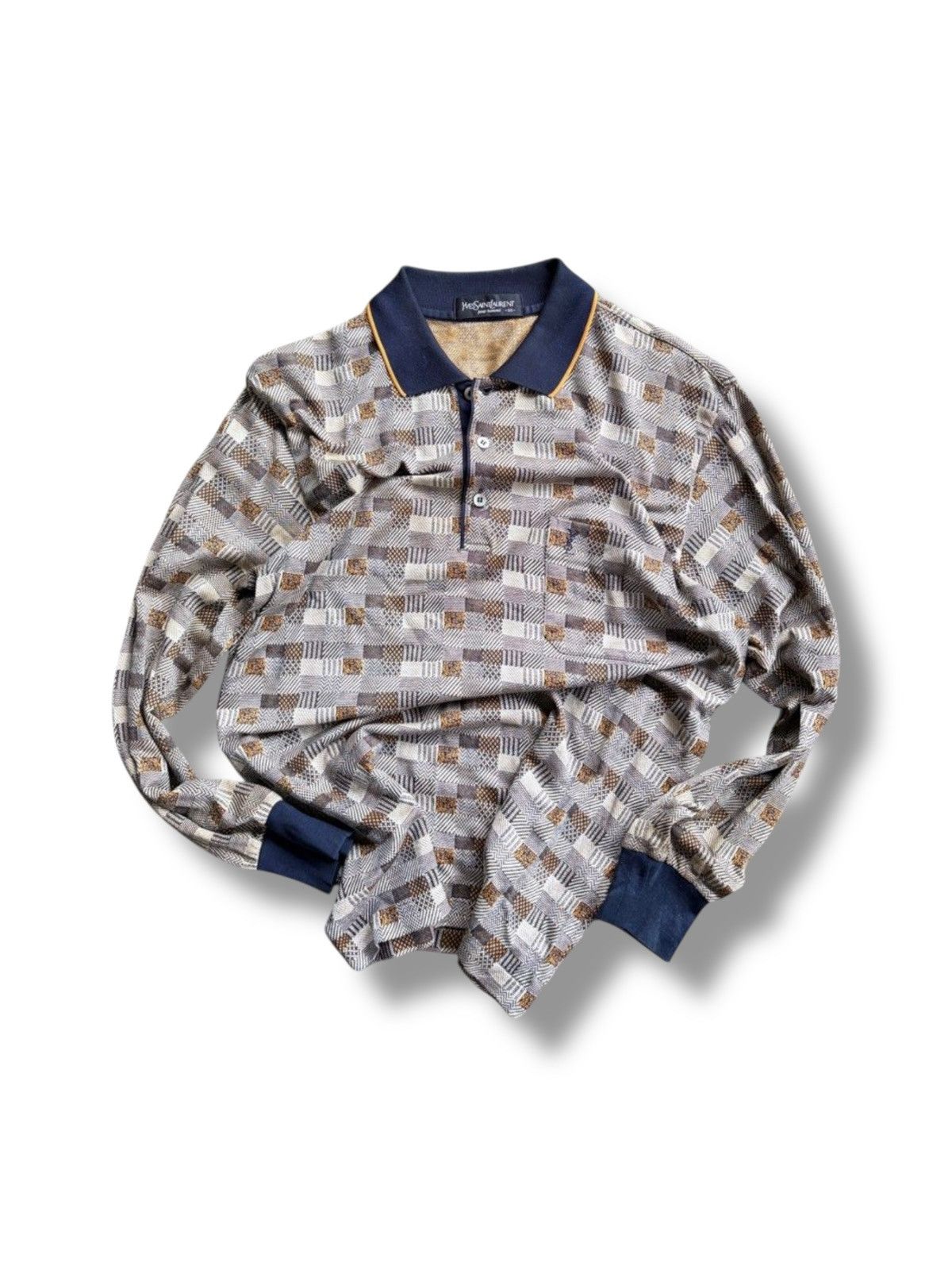 Yves Saint Laurent Yves Saint Laurent YSL Poloshirt Size US M / EU 48-50 / 2 - 1 Thumbnail