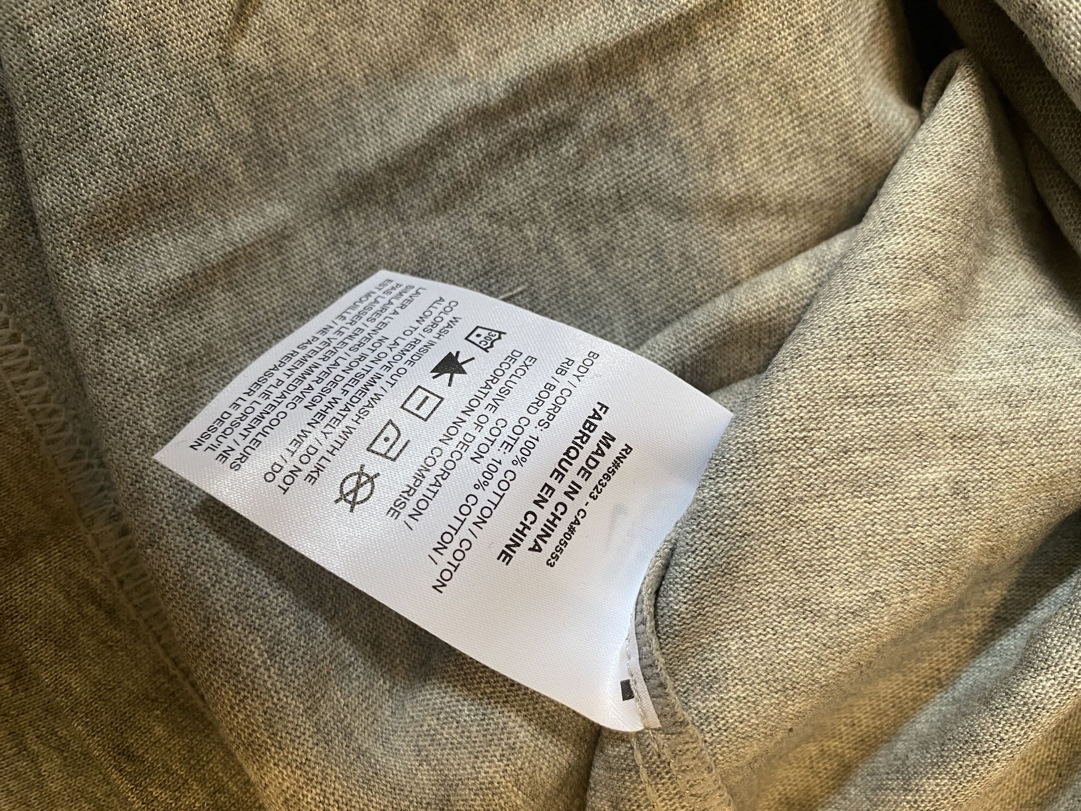 Fear of God × Nike Fear of God x Nike Warm Up T-shirt Dark Grey Heather, M Size US M / EU 48-50 / 2 - 7 Thumbnail