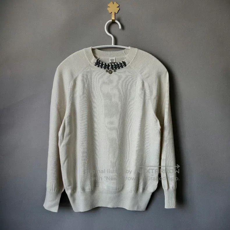 Hermes Hermes Collar iron plate knit Size XXS / US 00 / IT 34 - 1 Thumbnail