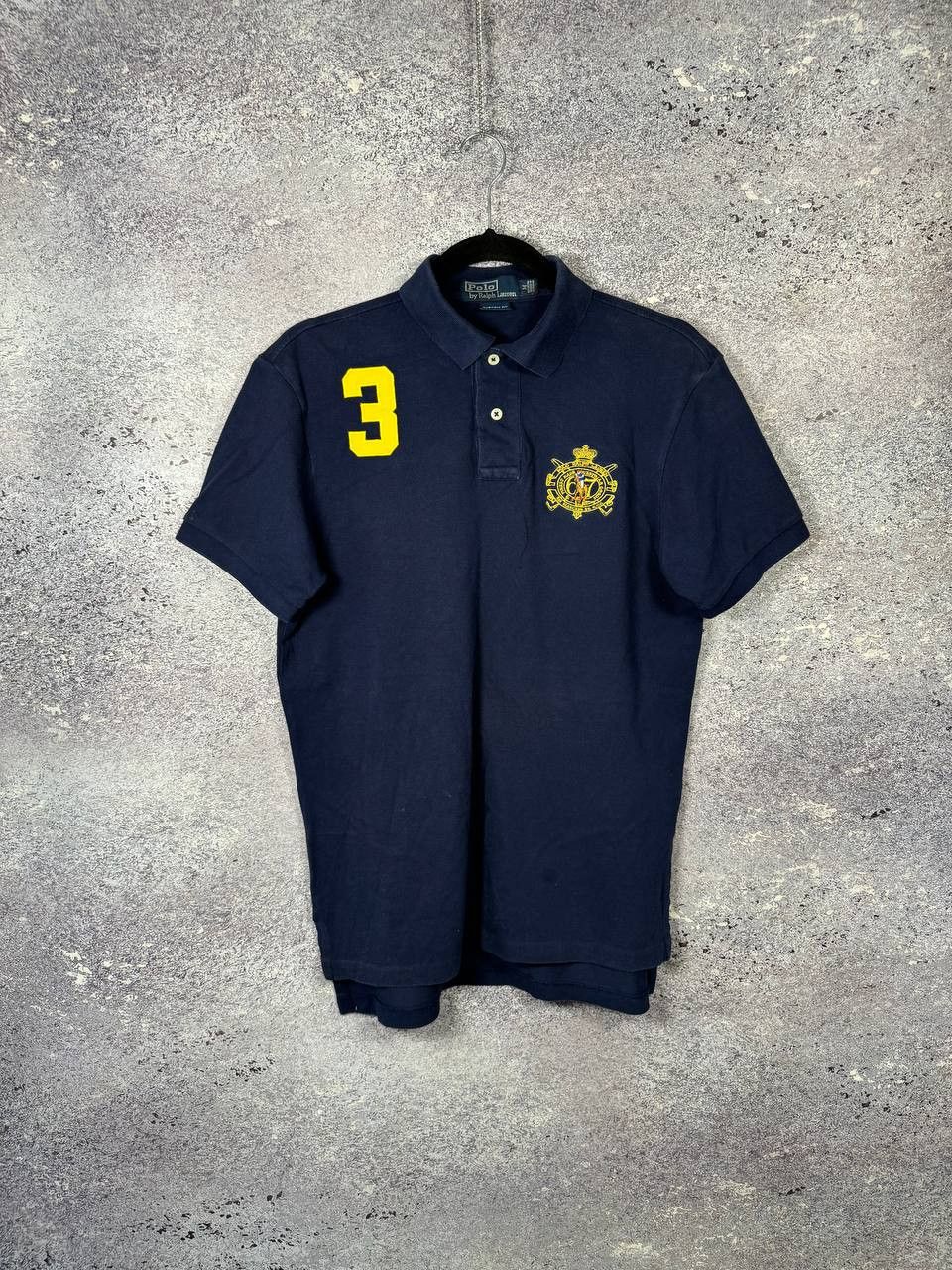 Polo Ralph Lauren × Vintage Polo Ralph Lauren Men's Equestrian Horse Crest Polo Rugby #3 Size US M / EU 48-50 / 2 - 1 Thumbnail
