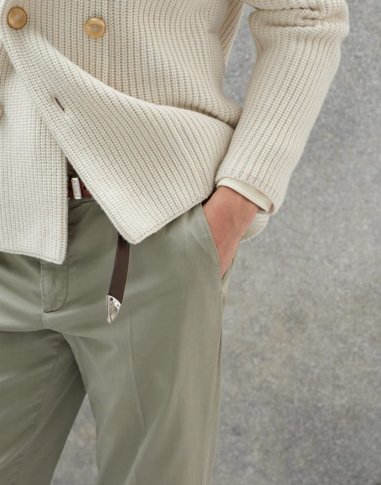 Brunello Cucinelli o1w1db10924 Pants in Bright Green Size US 30 / EU 46 - 4 Thumbnail