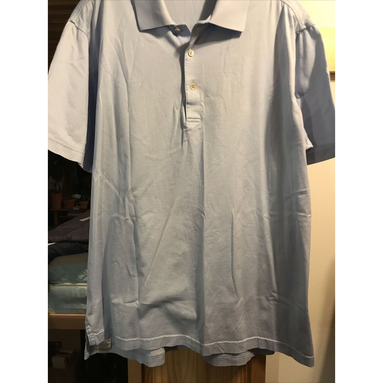 Peter Millar PETER MILLAR Men’s M Indigo Blue Polo Shirt Golf Cotton Size US M / EU 48-50 / 2 - 8 Thumbnail