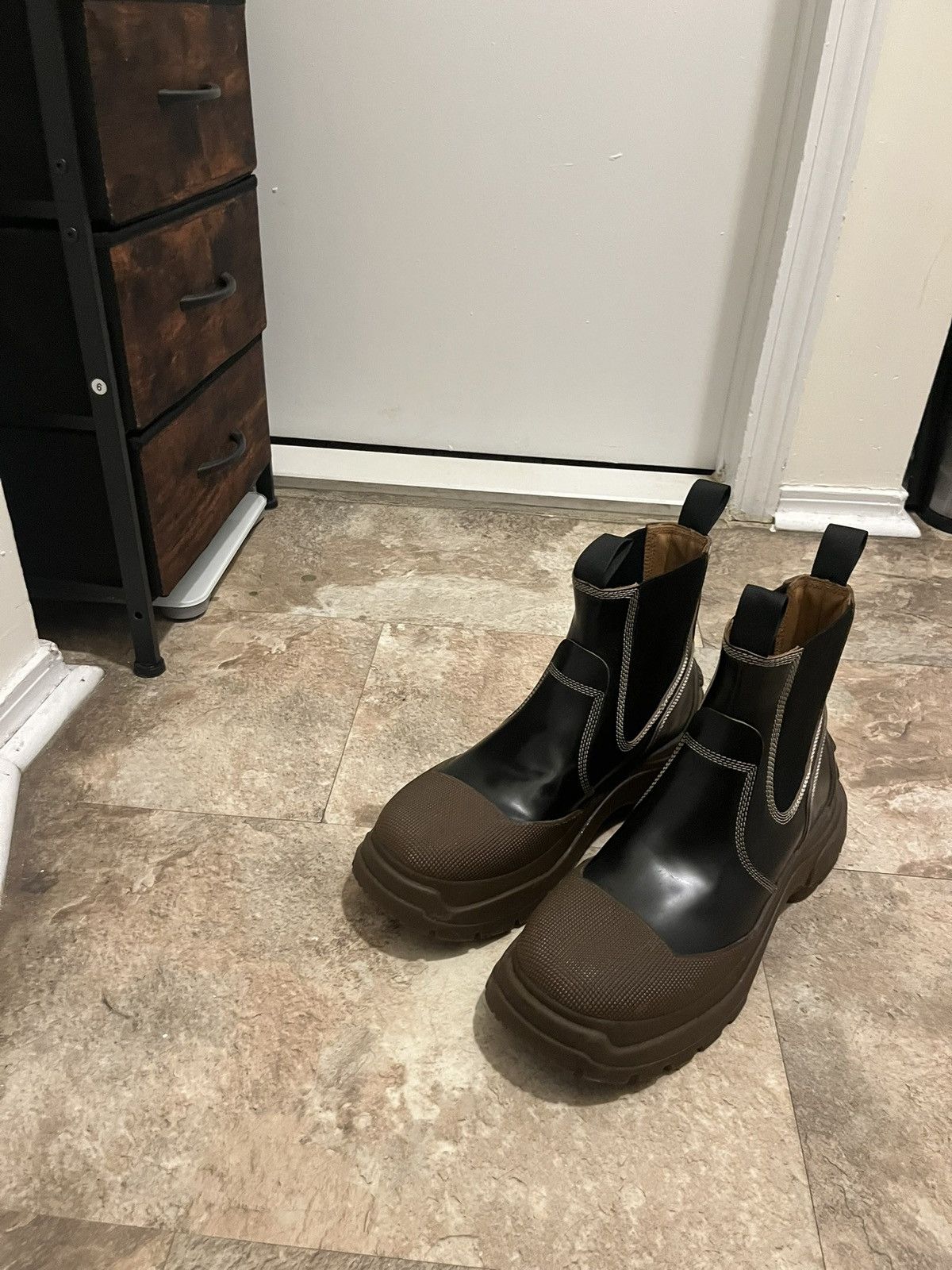 Maison Margiela Maison Margiela Leather Boots Size US 11 / EU 44 - 4 Thumbnail