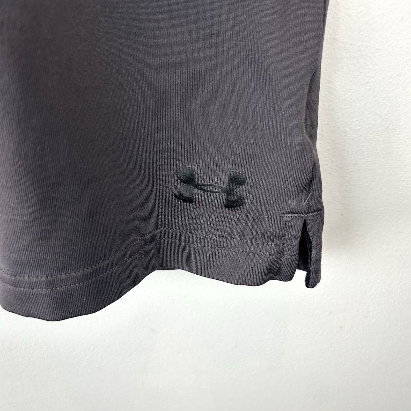 Under Armour Under Armour Polo Shirt Mens XL Regular Golf HeatGear Gray Stretch Logo Short Sleeve Collared Button Polo Size US XL / EU 56 / 4 - 5 Thumbnail