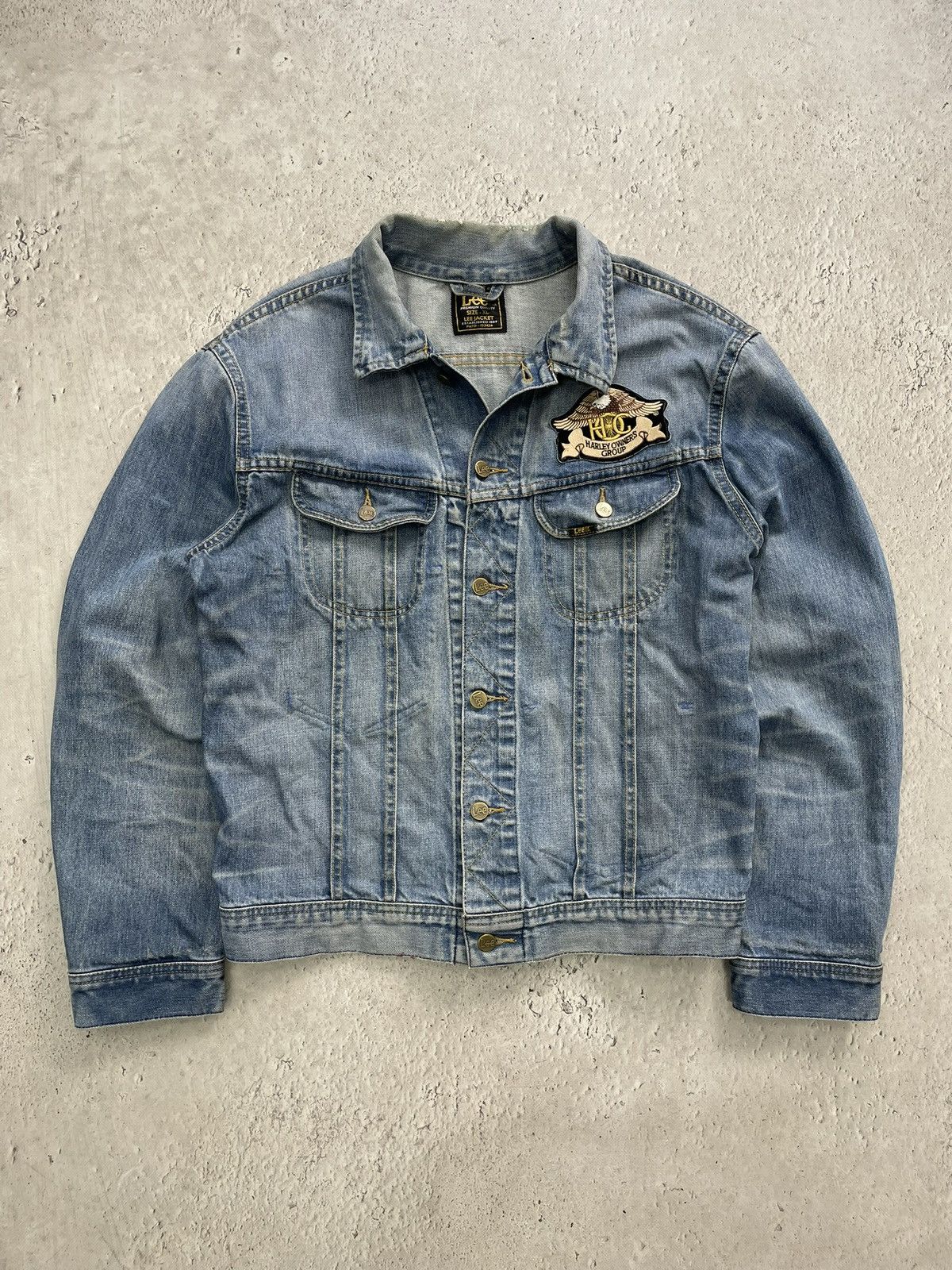 Lee Vintage Lee x harley davidson storm Rider denim jacket y2k Size US XL / EU 56 / 4 - 2 Thumbnail