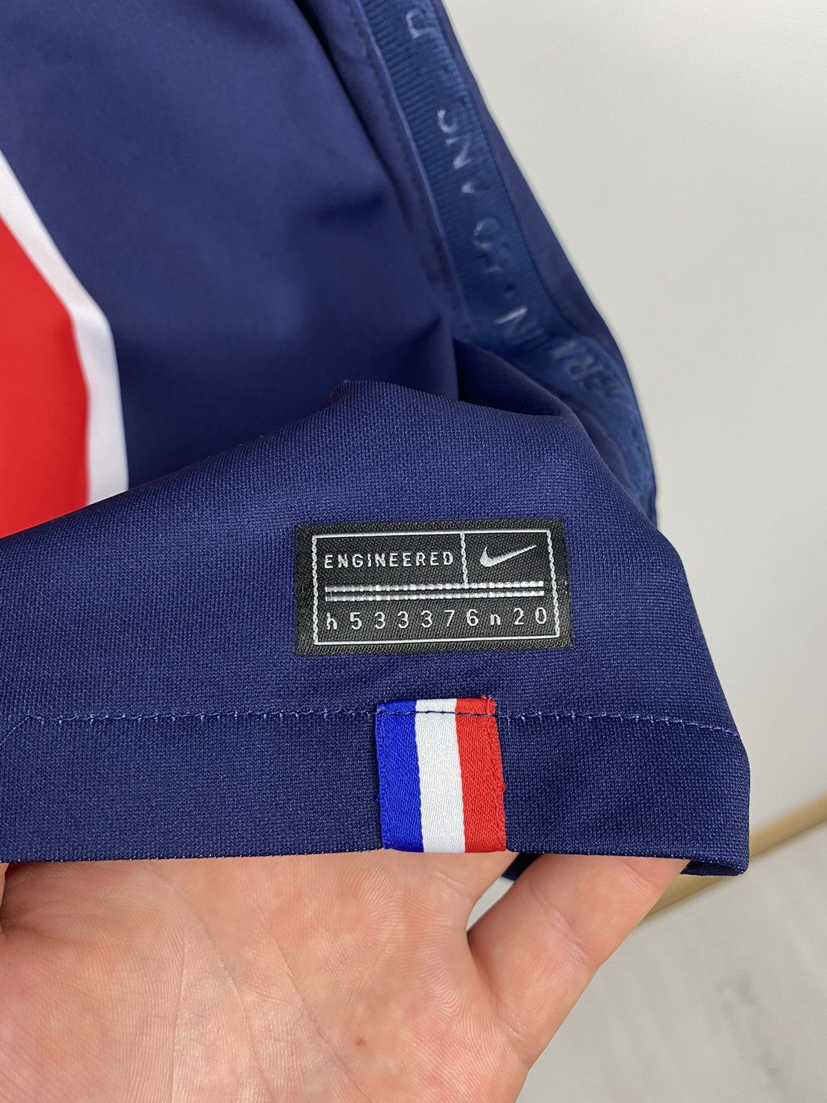 Nike PSG 2020 2021 #7 Mbappé Nike Football Jersey Juventus Real Size US M / EU 48-50 / 2 - 10 Thumbnail