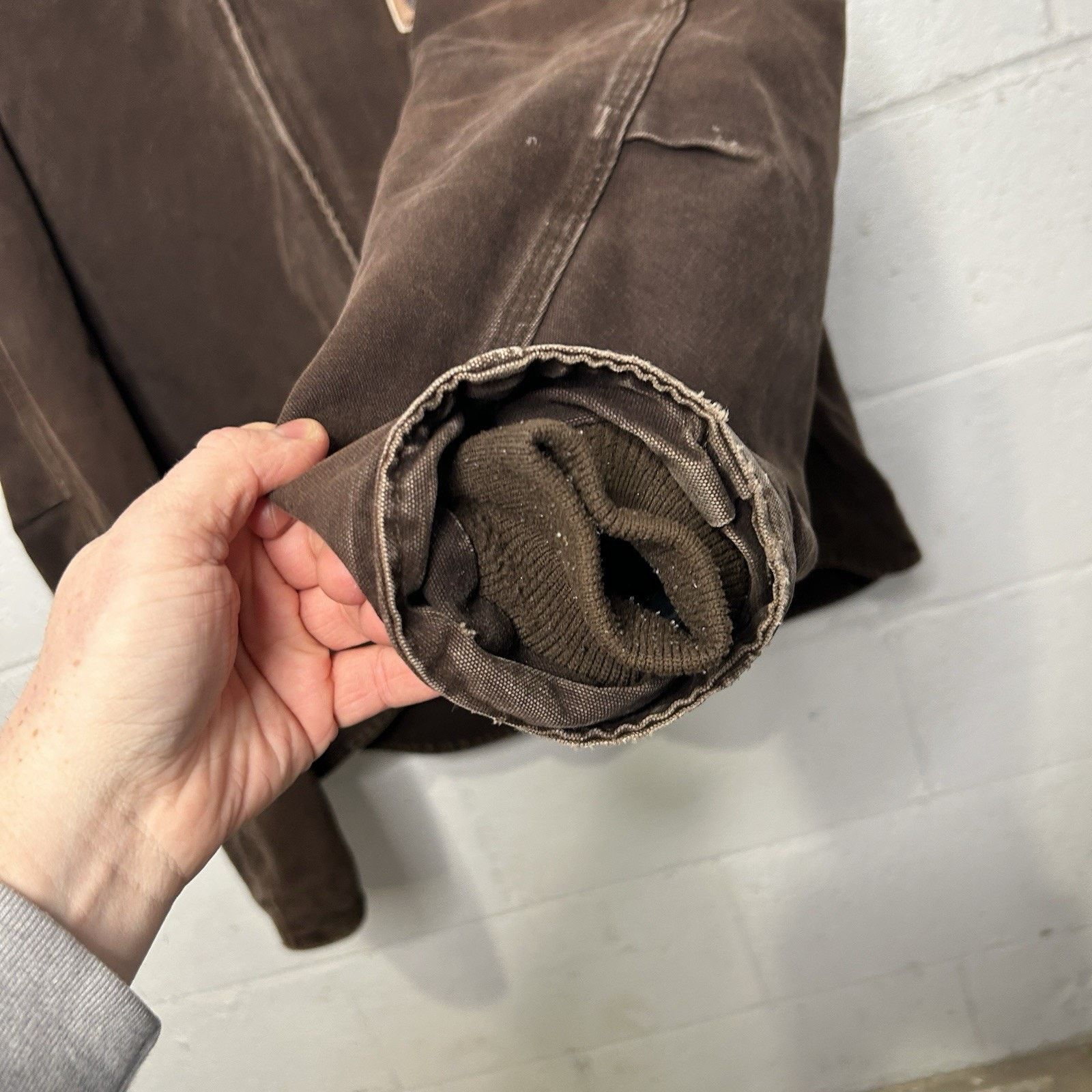 Carhartt Y2K Carhartt Sherpa-Lined Hooded Detroit Jacket “Dark Brown” Size US XL / EU 56 / 4 - 11 Thumbnail