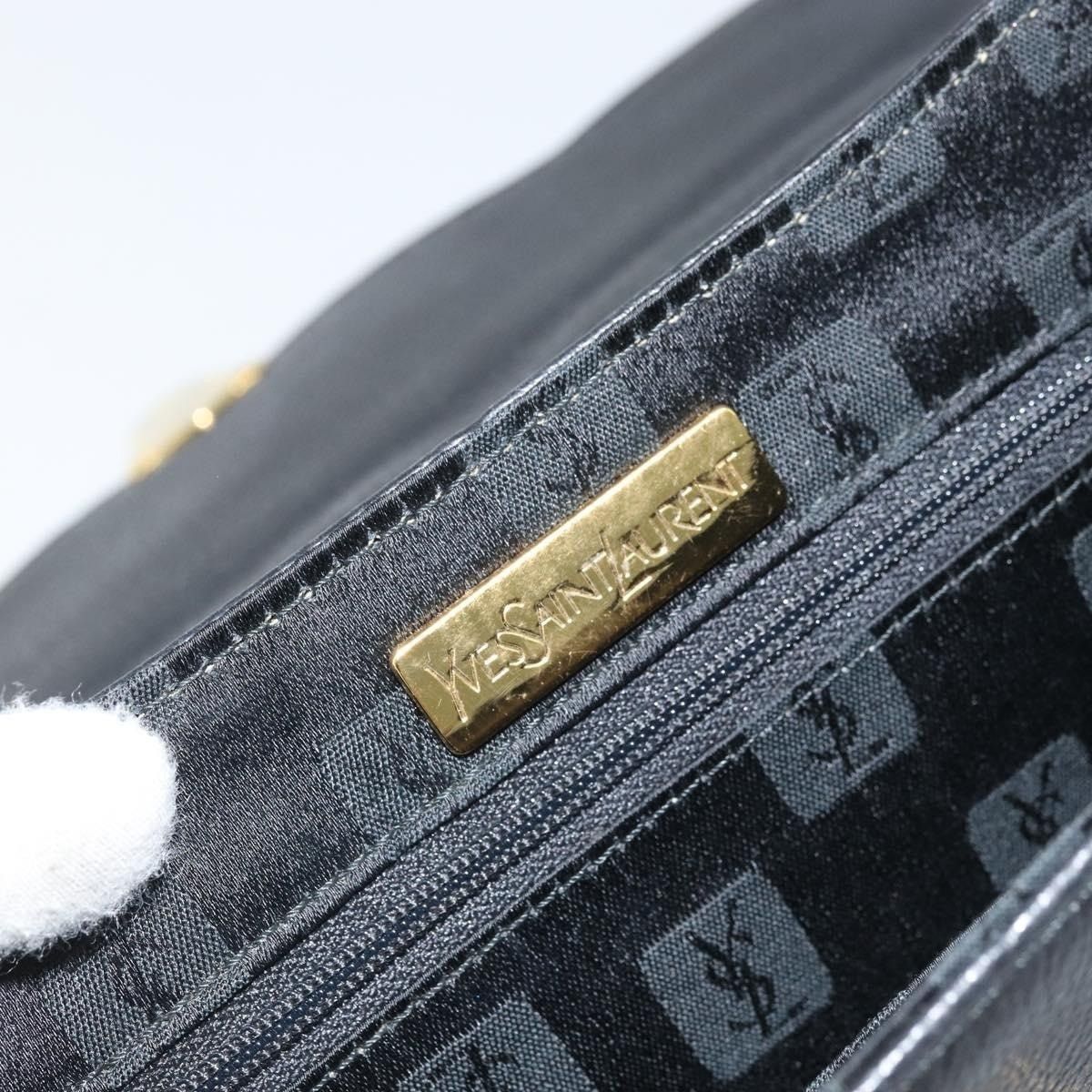 Saint Laurent Paris Saint Laurent Leather Handbag Black Size ONE SIZE - 3 Thumbnail