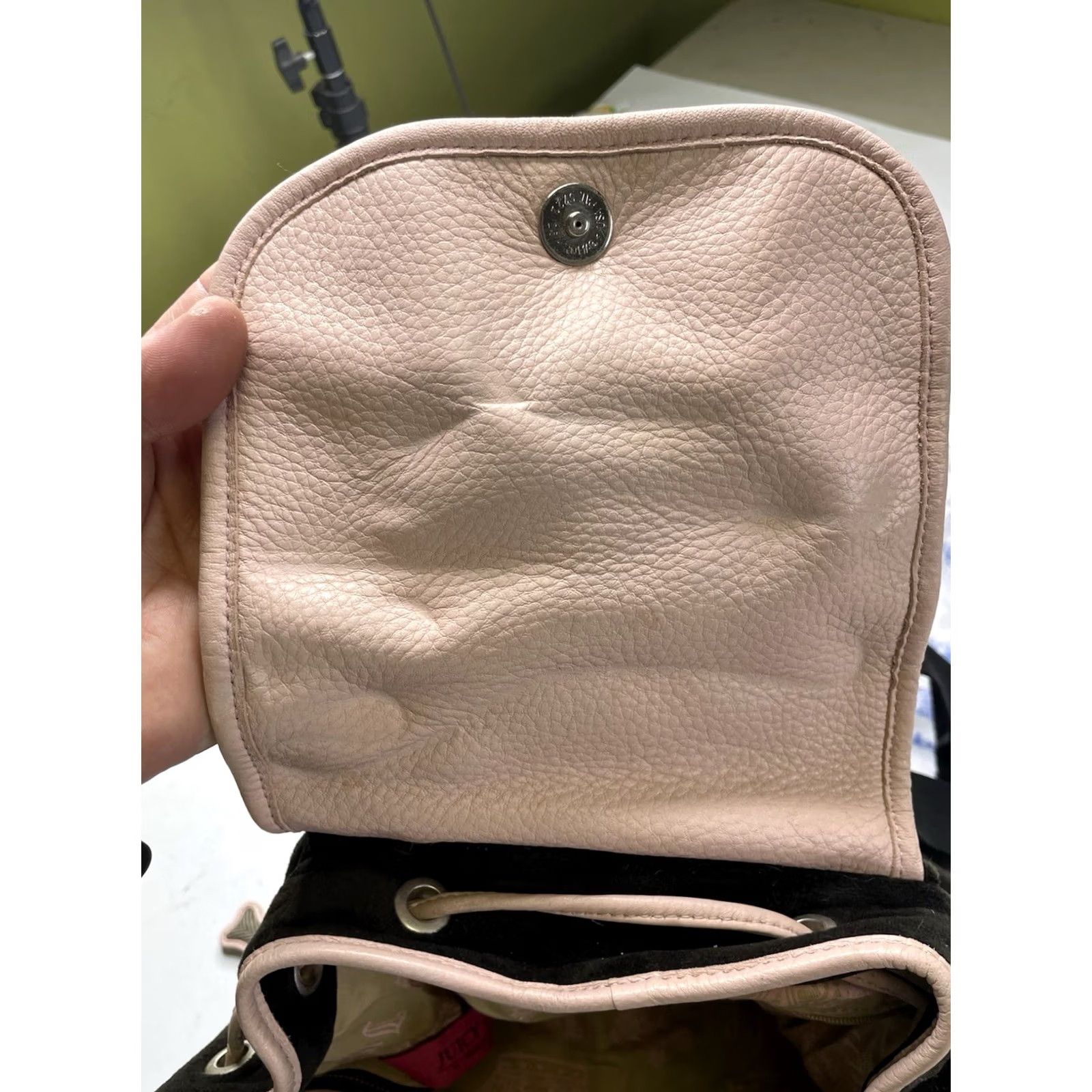 Juicy Couture VINTAGE Juicy Couture Backpack Velour Brown Dog Charms Silver Hardware Large Women Juicy Y2K Bag Backpack Womens Brown Velour Dog Theme 90s/2000s Size ONE SIZE - 6 Thumbnail