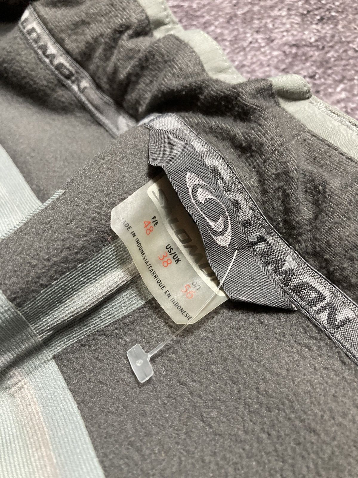 Salomon Vintage Salomon Techwear Ski Pants Clima Pro Storm Grey Size US 32 / EU 48 - 12 Thumbnail