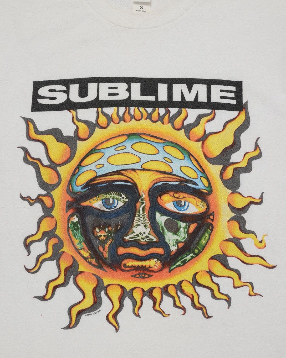 Band Tees Vintage Y2K Sublime 40oz To Freedom Sun Graphic T-Shirt Size US S / EU 44-46 / 1 - 2 Thumbnail
