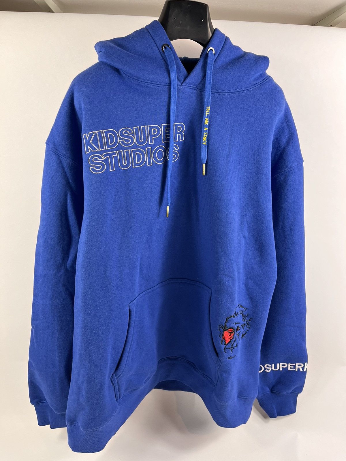 Kidsuper Studios LOGO EMBROIDERED HOODIE | Grailed